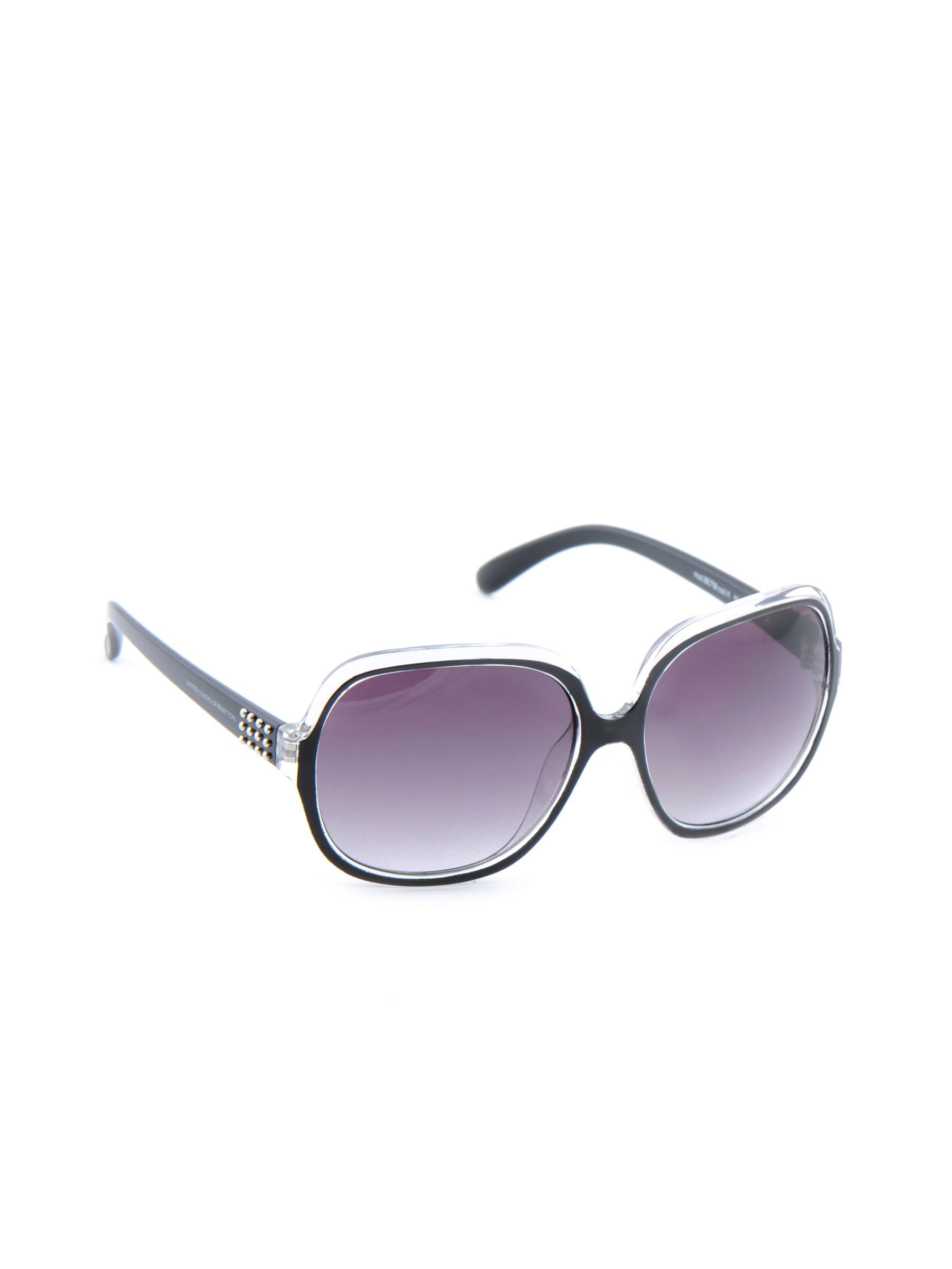 United Colors of Benetton Women Funky Eyewear Black Sunglasses