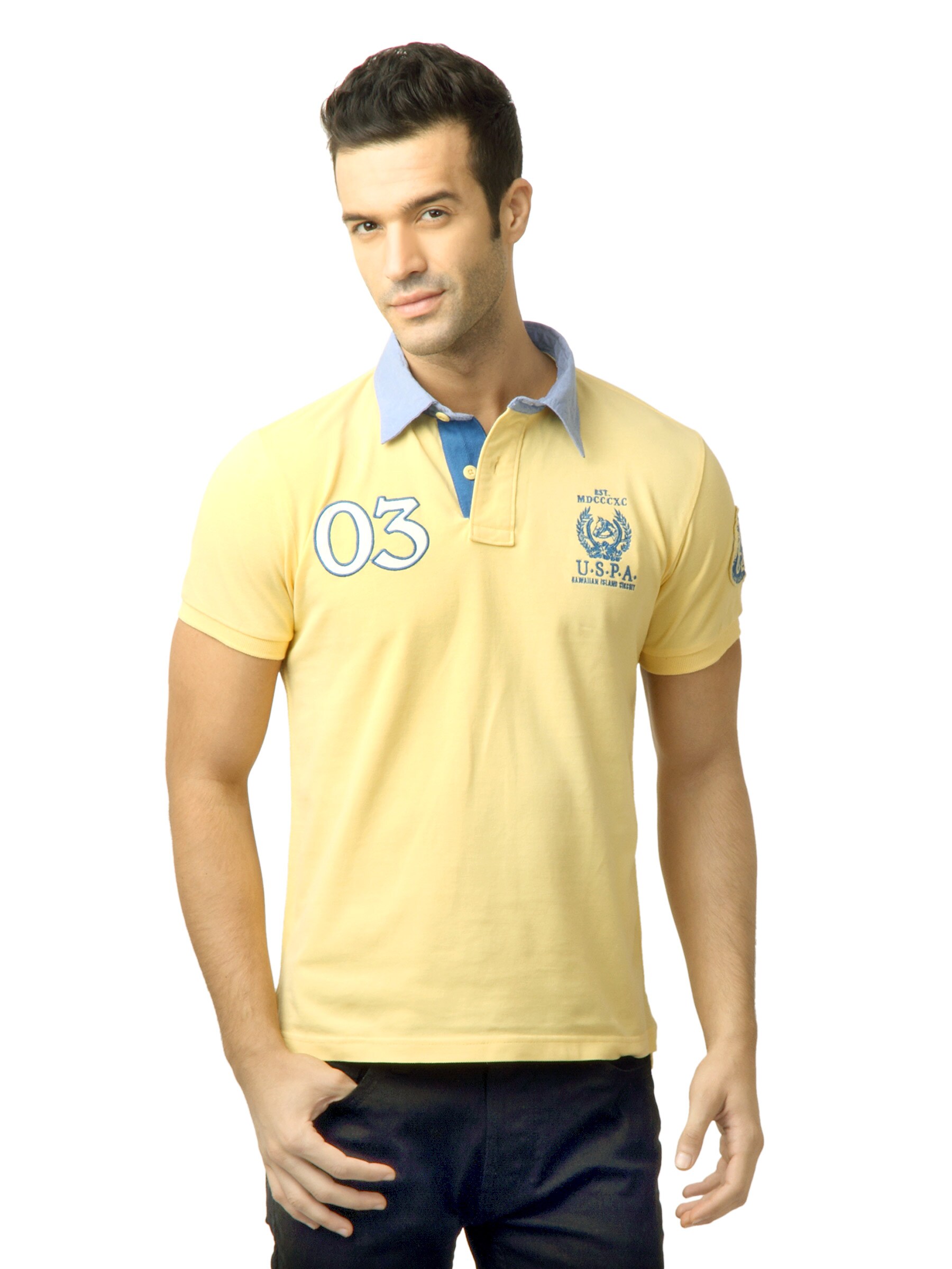 U.S. Polo Assn. Men  Golden Haze Polo  Tshirt