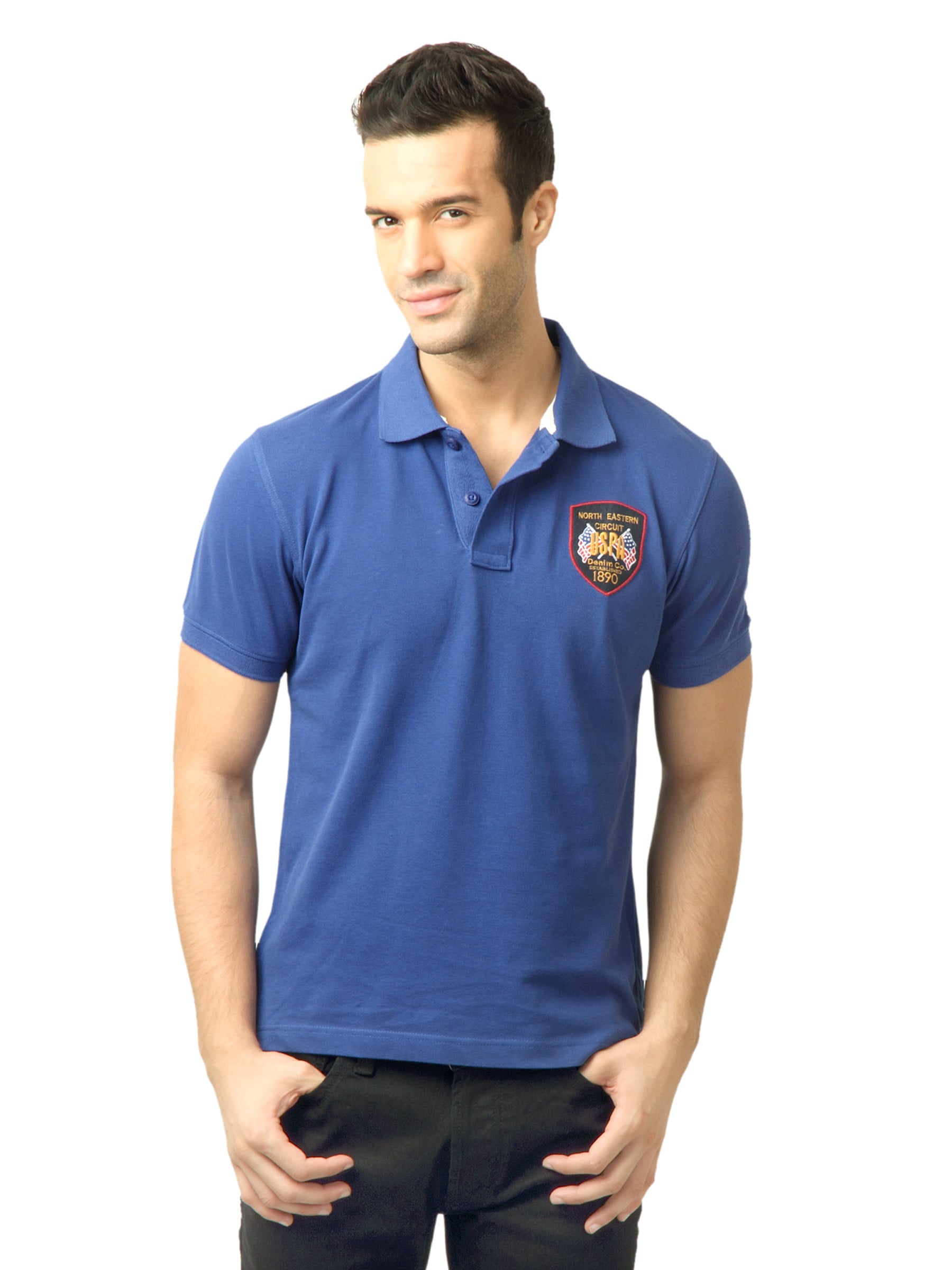 U.S. Polo Assn. Men Solid Limoges Polo Tshirt