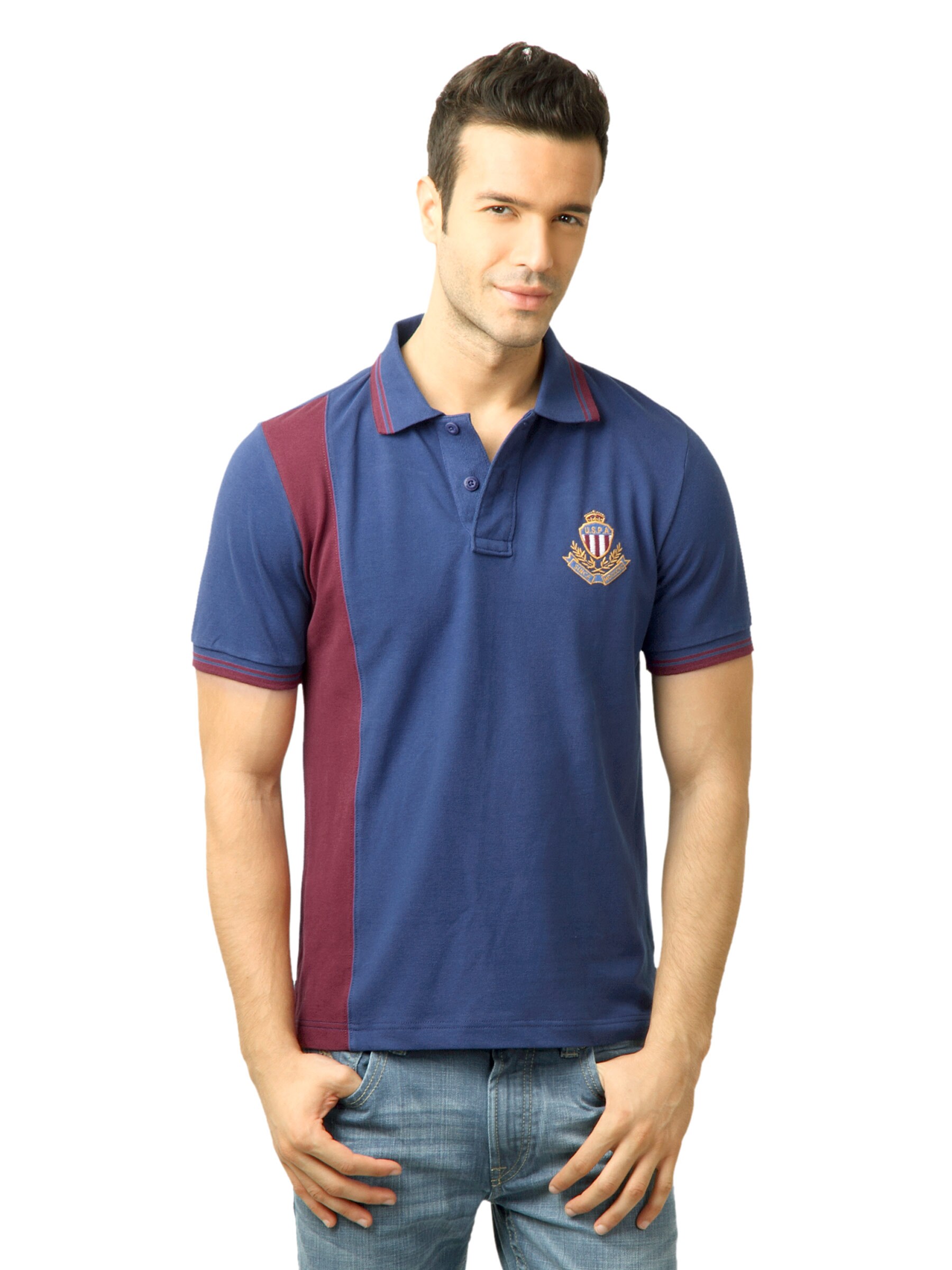 U.S. Polo Assn. Men Solid Limoges Polo Tshirt