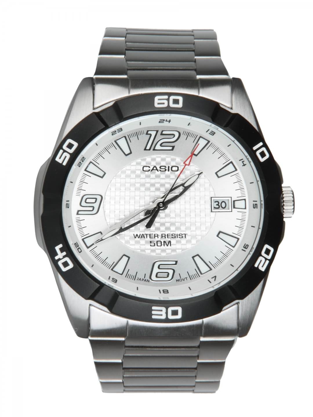 CASIO ENTICER Men White Dial Analogue Watch A417