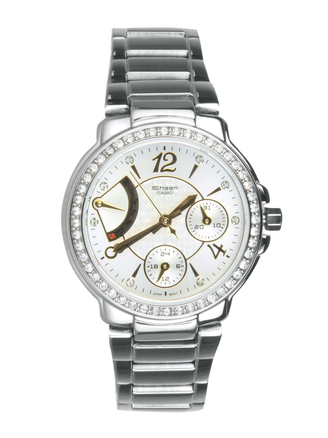 CASIO Sheen Women White Dial Chronograph Watch (SH100) SHN-3008D-7ADR