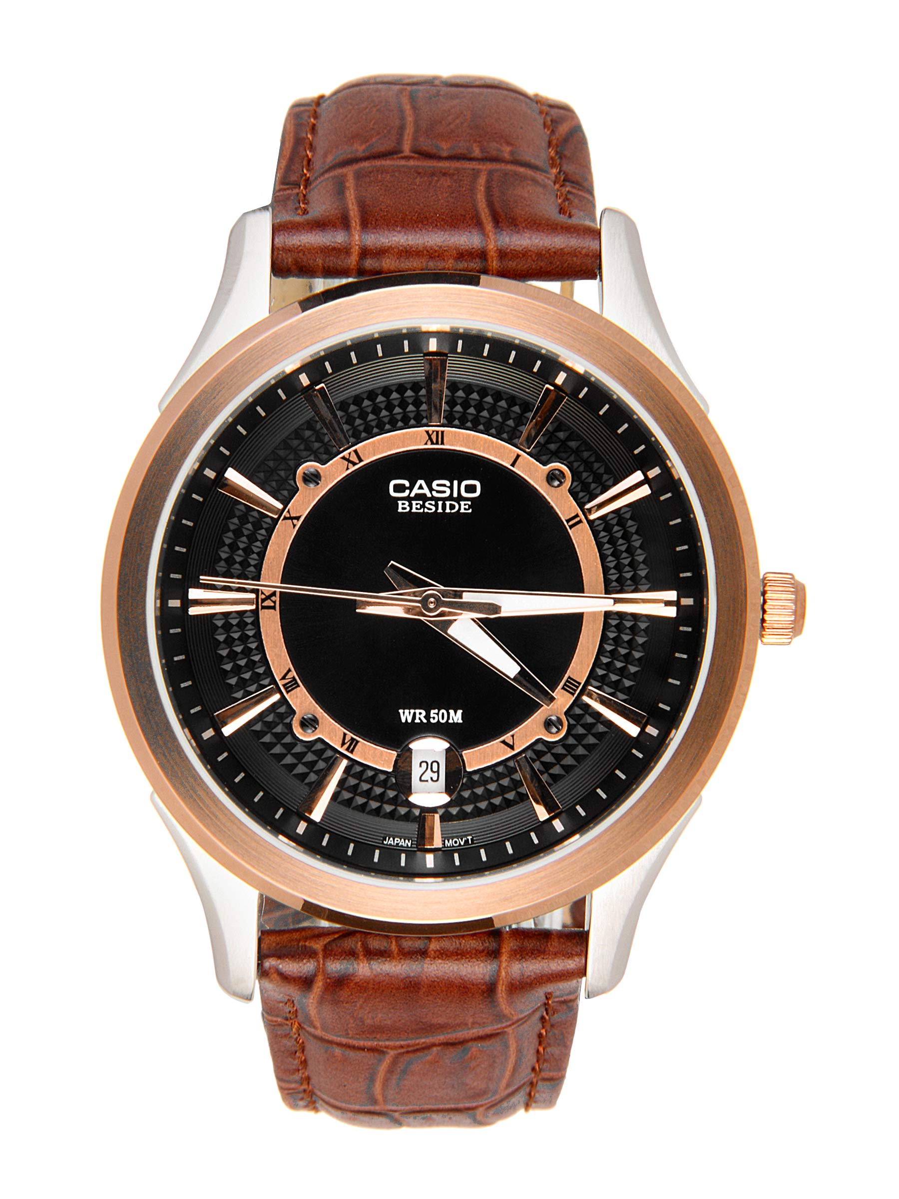 CASIO ENTICER Unisex Black Dial Watch BS113
