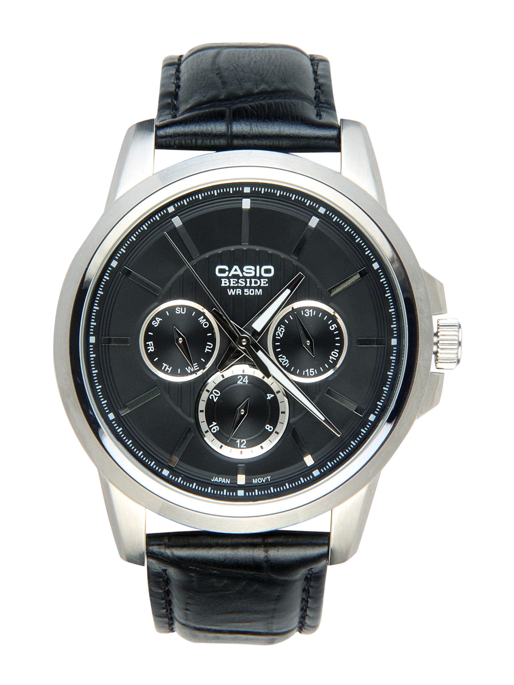 CASIO ENTICER Men Black Dial Analogue Watch BS120