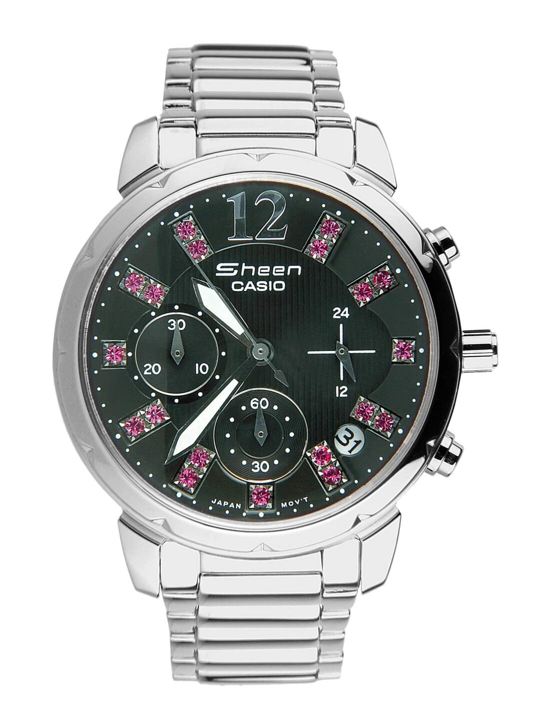 Casio Sheen Women Silver Analogue Watches (SH162) SHN-5012D-1ADR