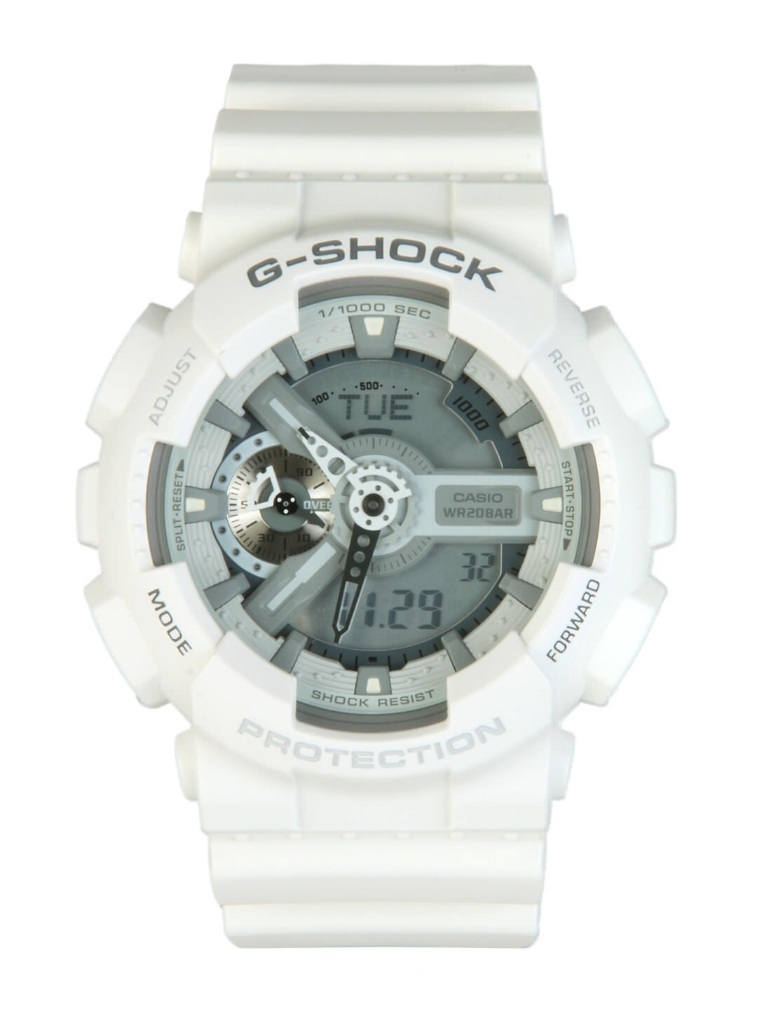 CASIO G-Shock Men White Analogue& Digital Watch G303