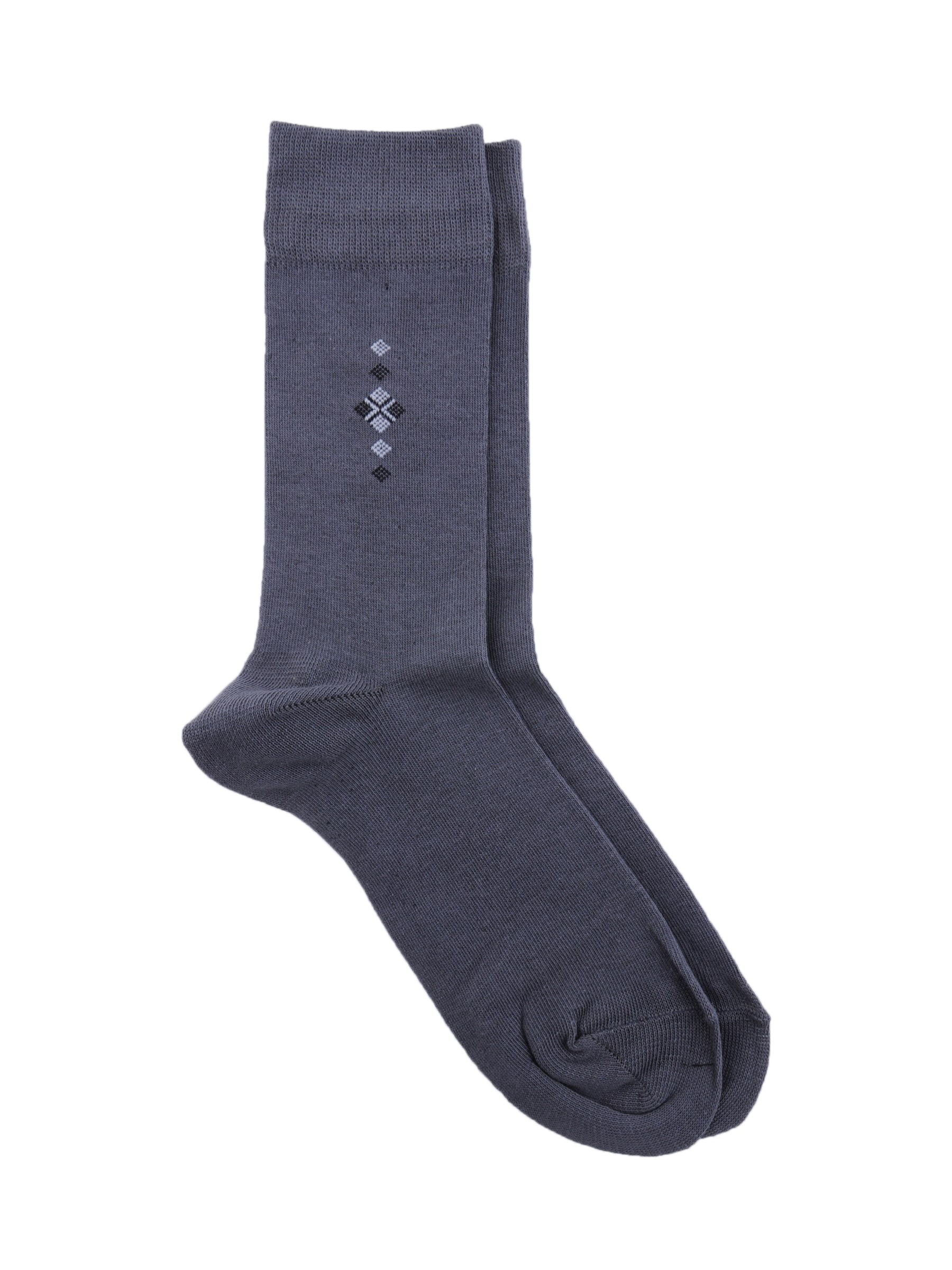 Reid & Taylor Men Solid Grey Socks