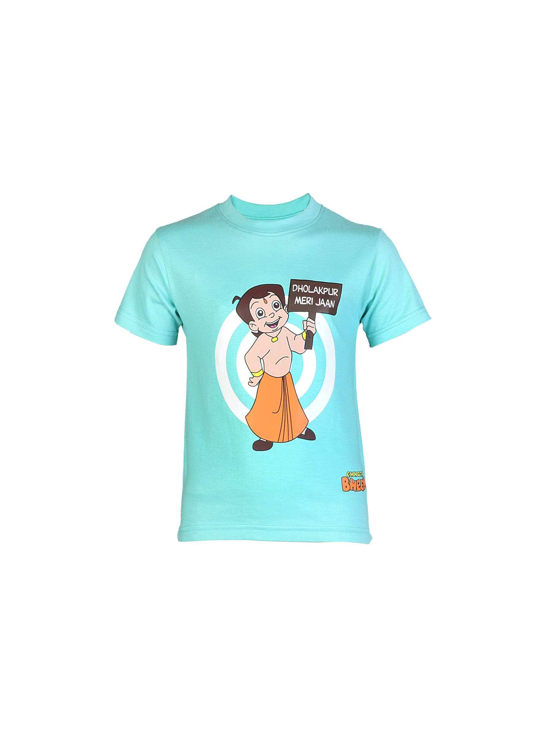 Chhota Bheem Kids Boy Dholakpur Meri Jaan Blue Tshirt