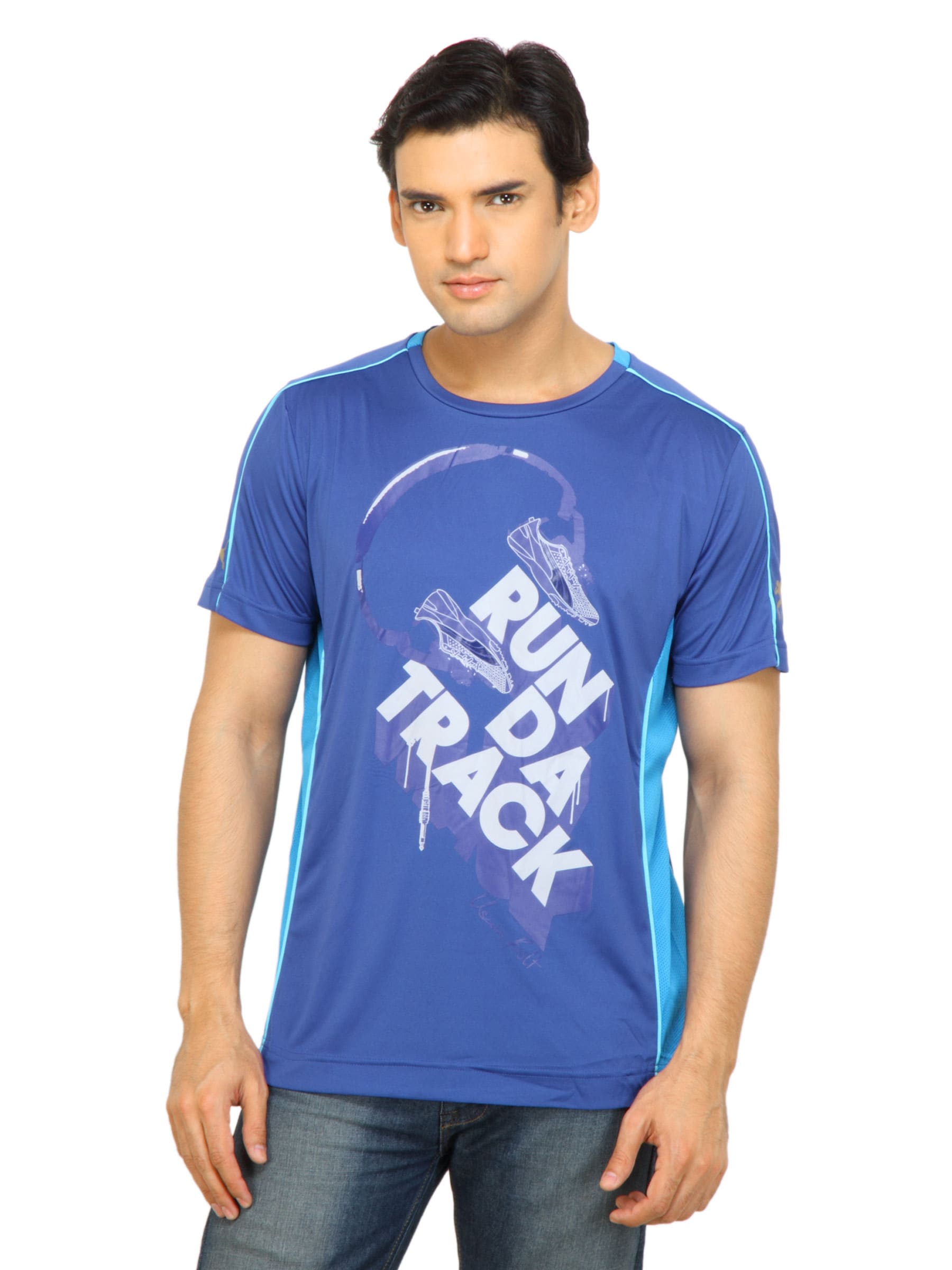Puma Men Speed Grapic tee Blue Tshirt