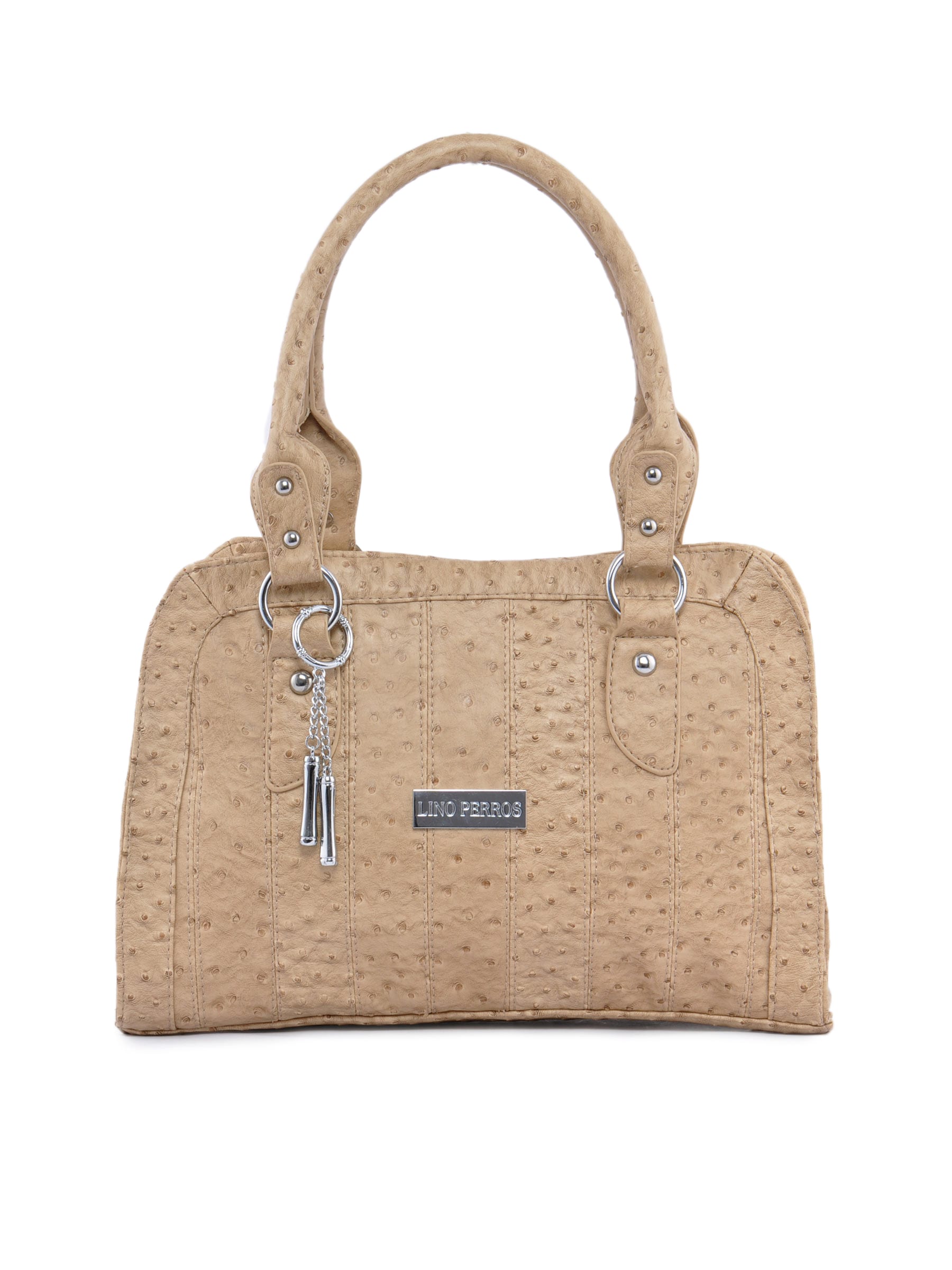 Lino Perros Women Solid Beige Handbag