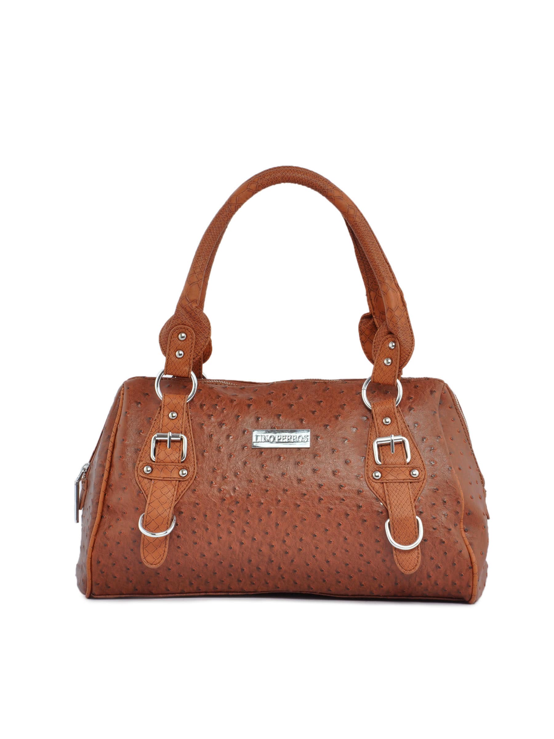 Lino Perros Women Solid Brown Handbag