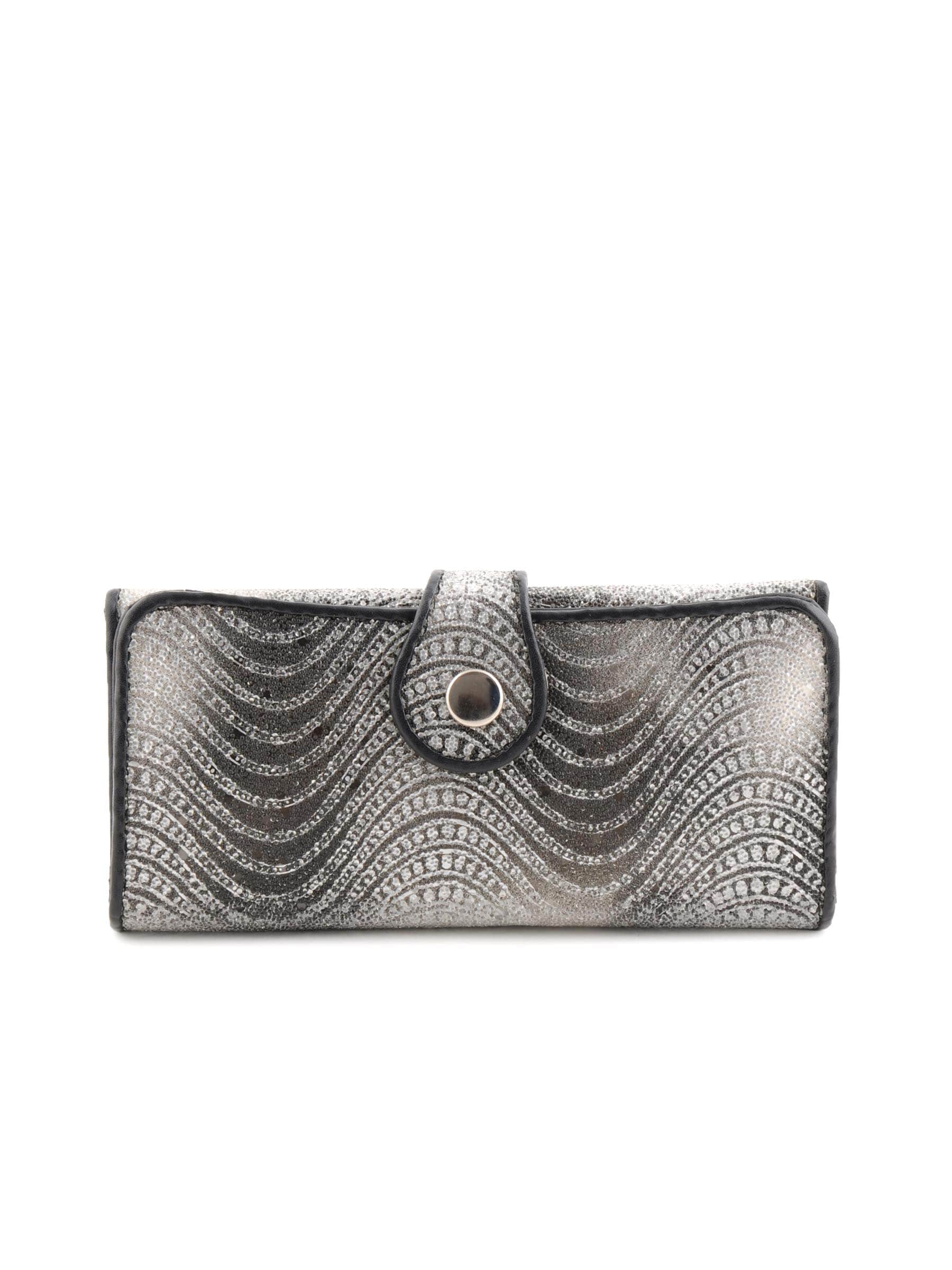 Lino Perros Women Sequin Grey Wallet