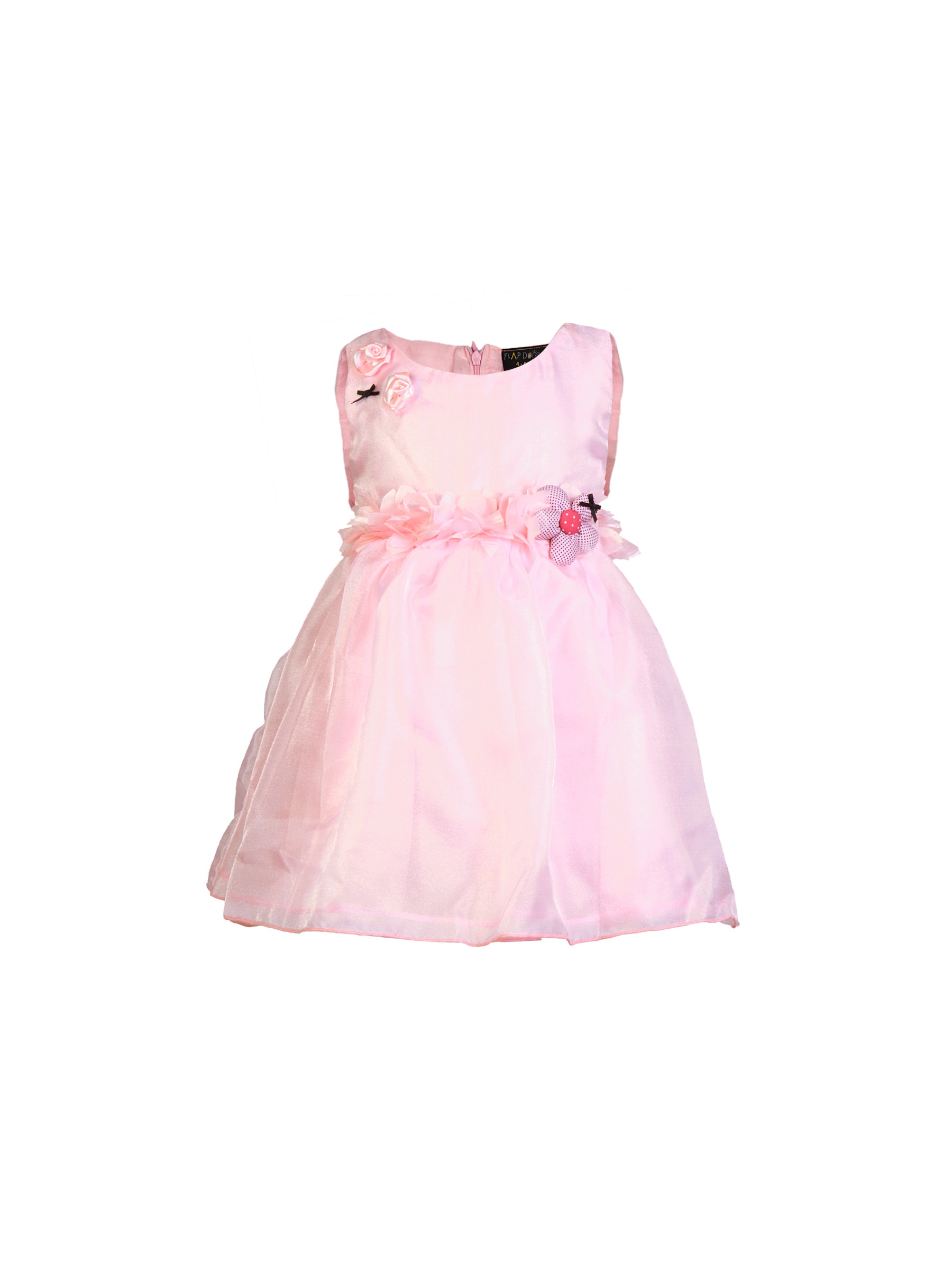 Doodle Kids Girls Party Frock Pink Dress
