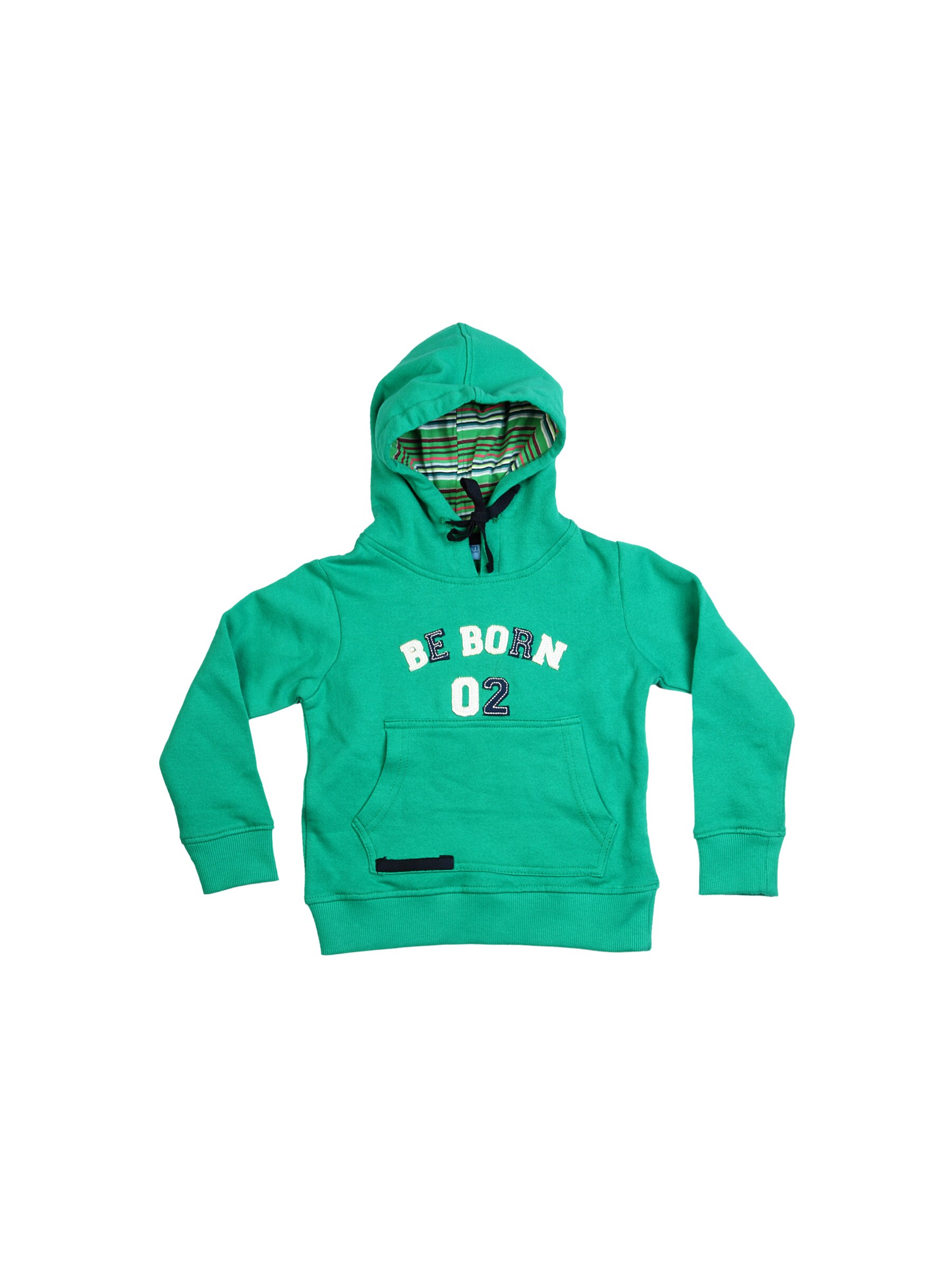Doodle Kids-Boys Be Born Green Sweatshirt