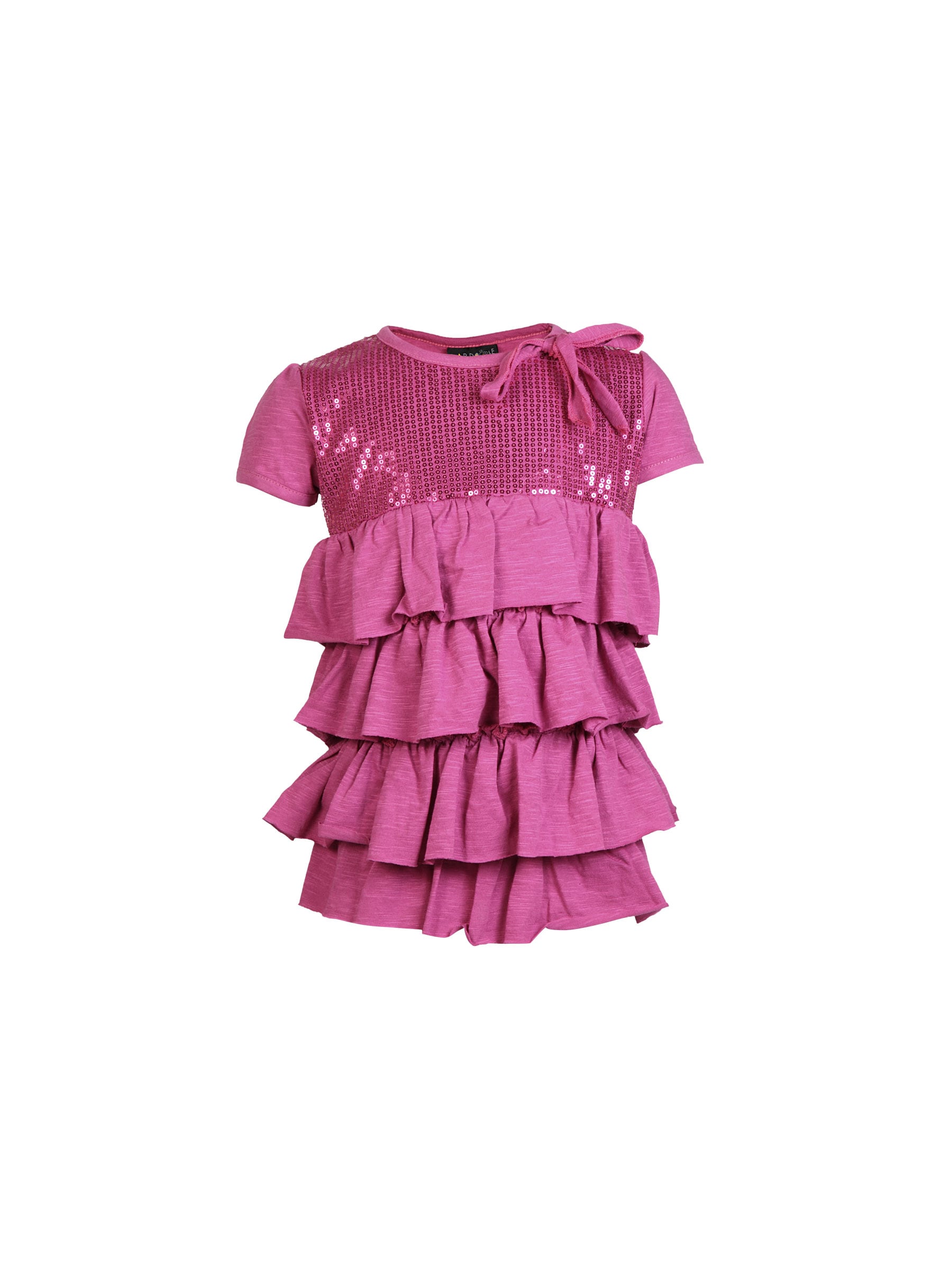 Doodle Kids Girls Layer Magenta Top