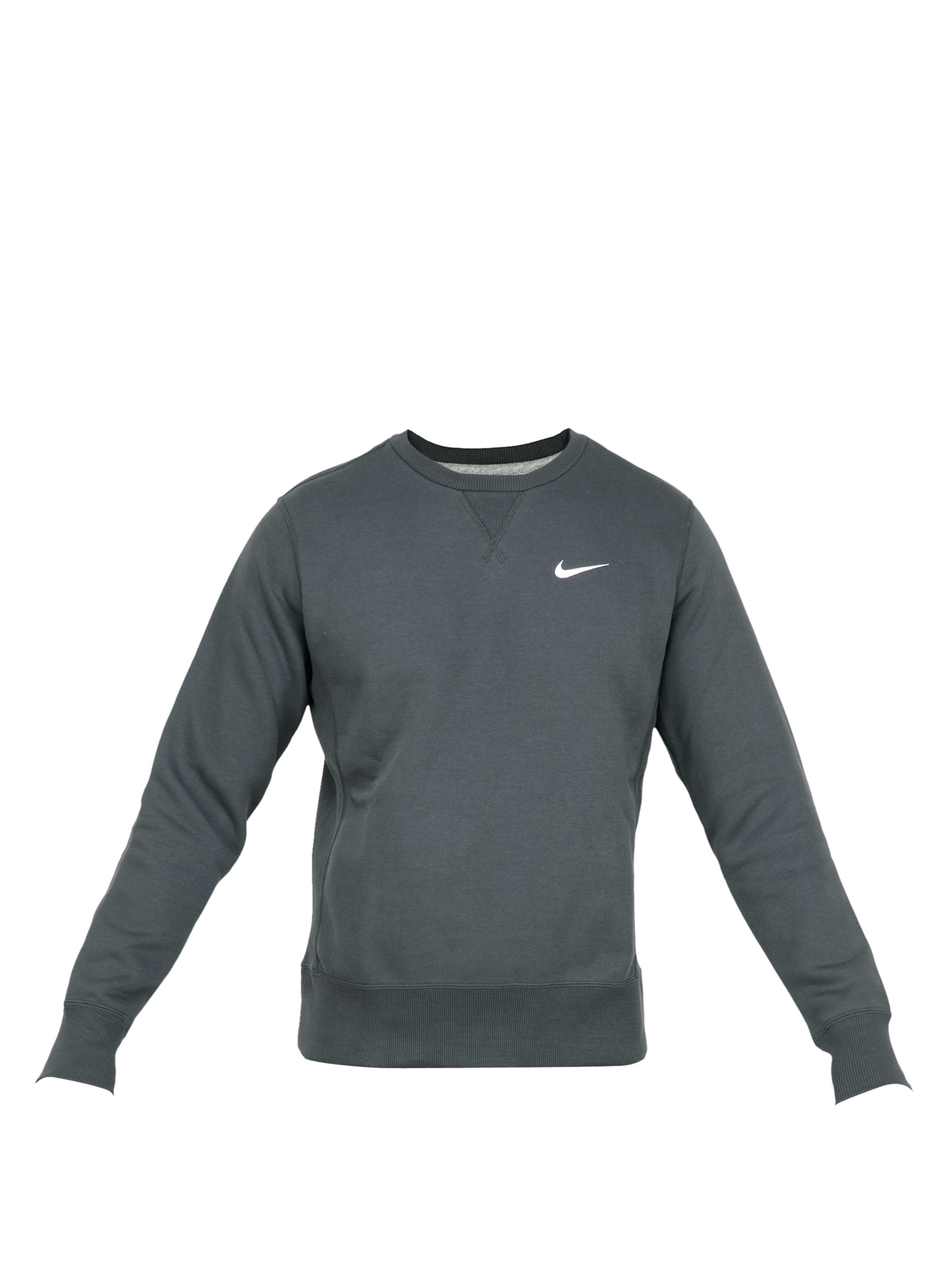 Nike Men AS Squad Fleec LS Crew Grey Sweatshirt