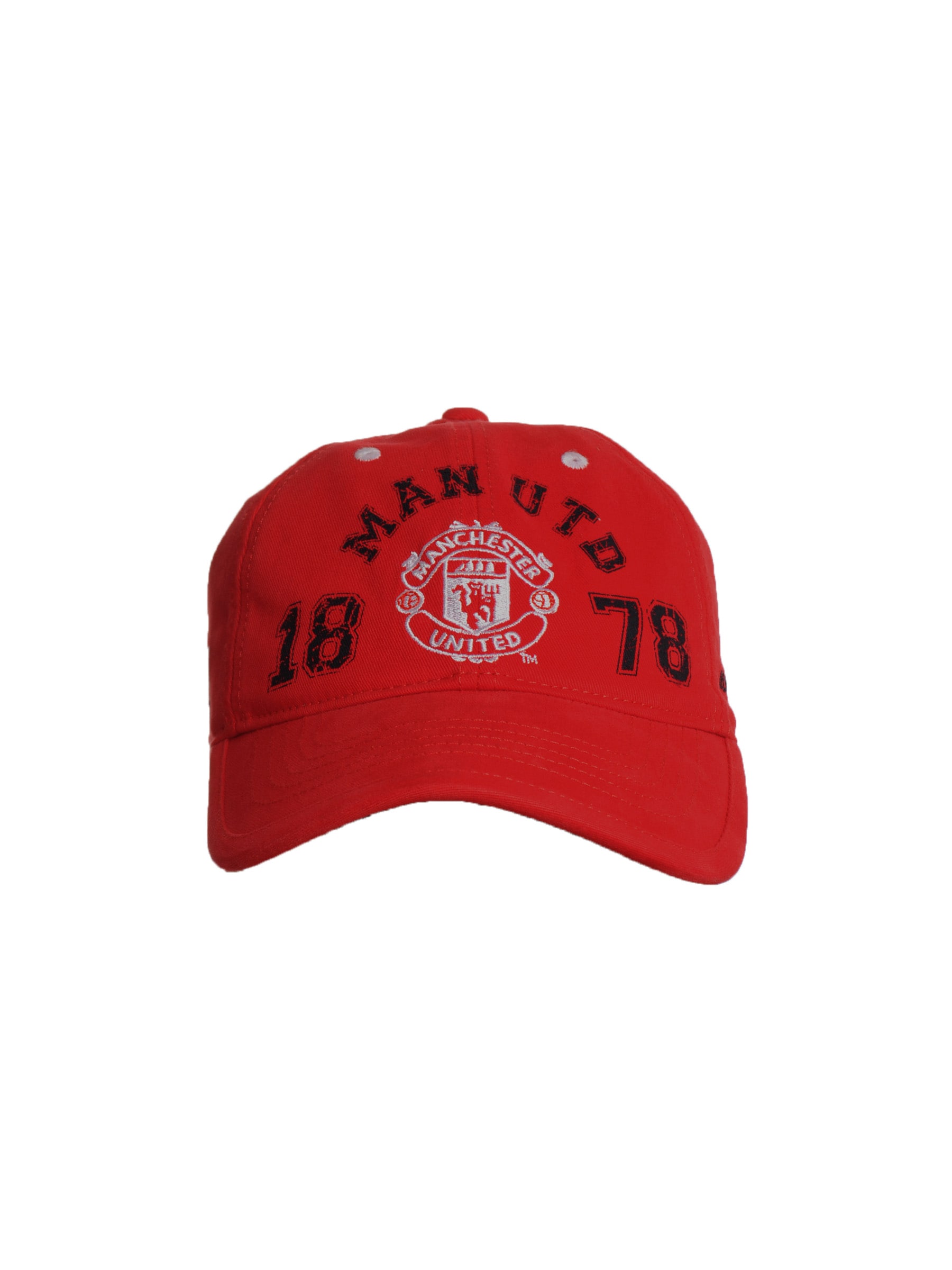 Manchester United Men Printed Red Cap