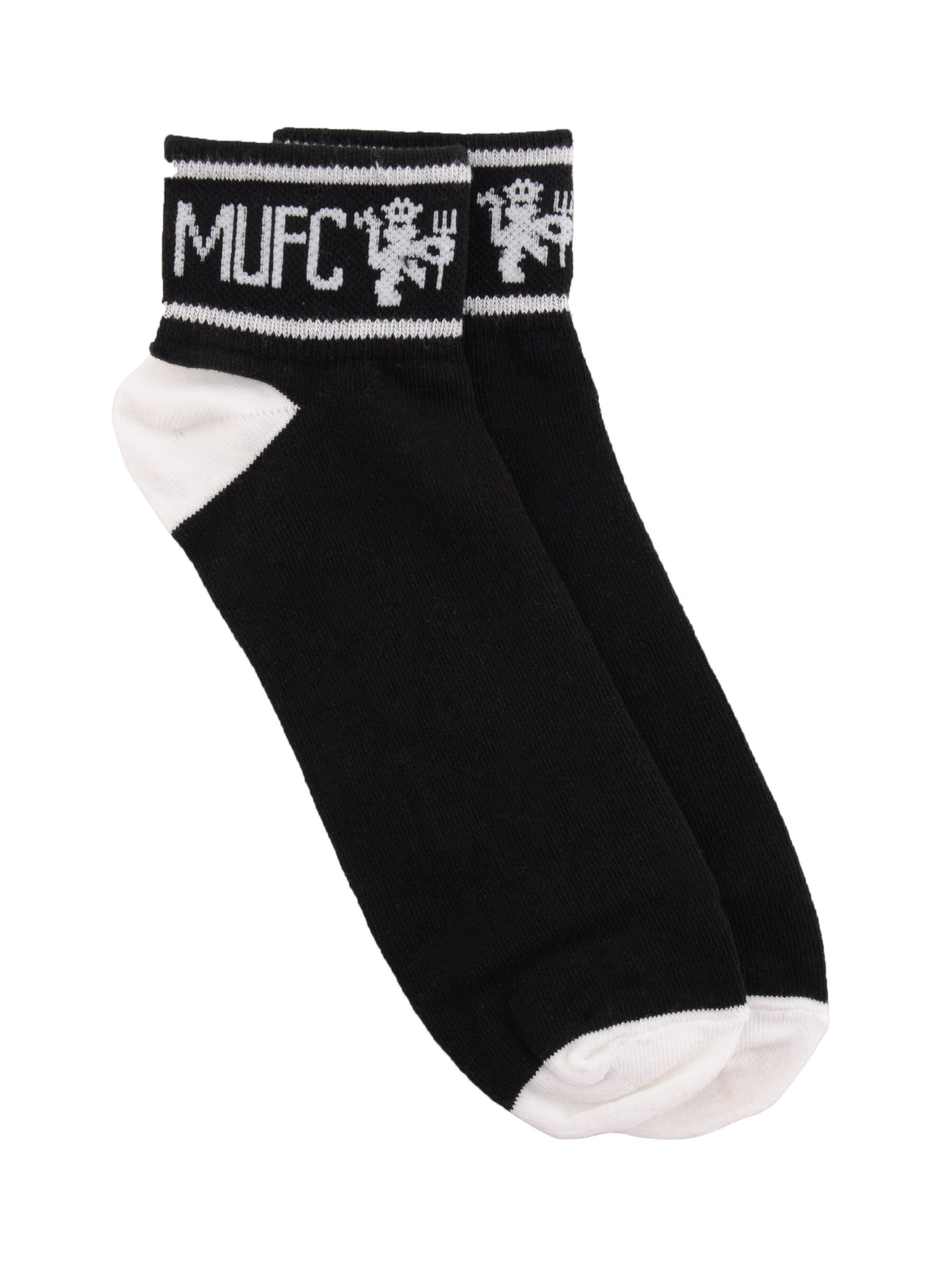 Manchester United Men Solid Black Socks