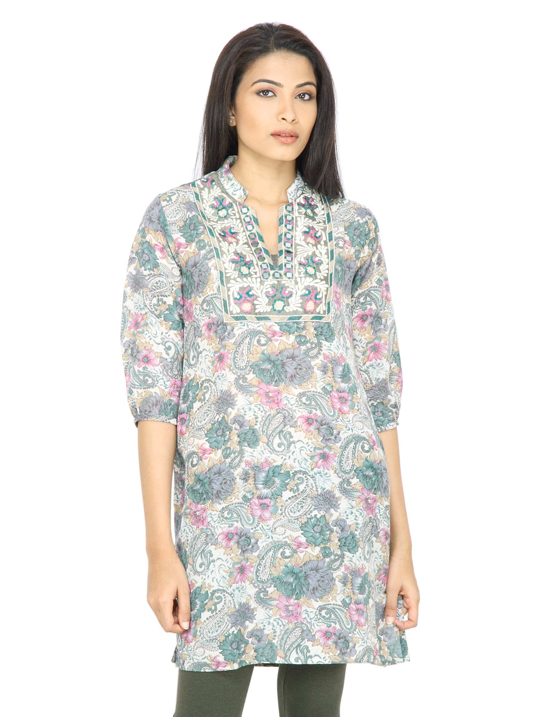 Aneri Women Antara Green Kurta