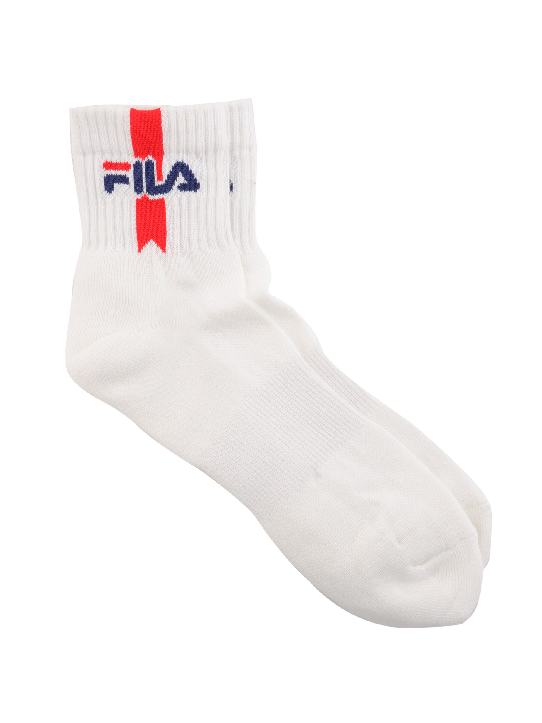 Fila Mens Ankel Logo White Socks