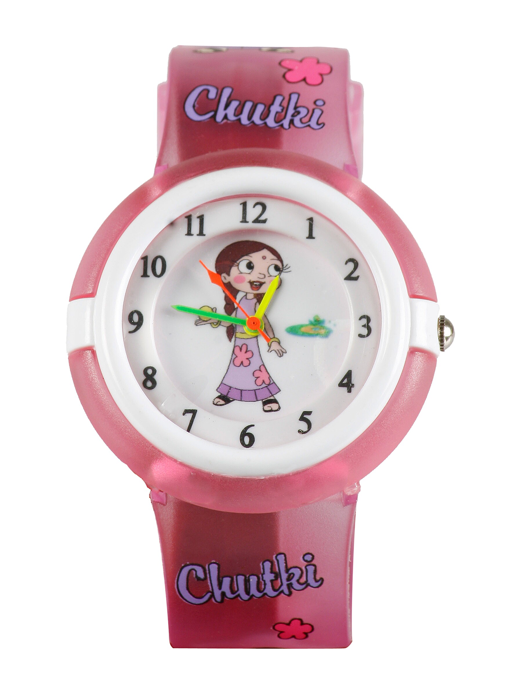 Chhota Bheem Chutki Kids-Girls Pink Watch