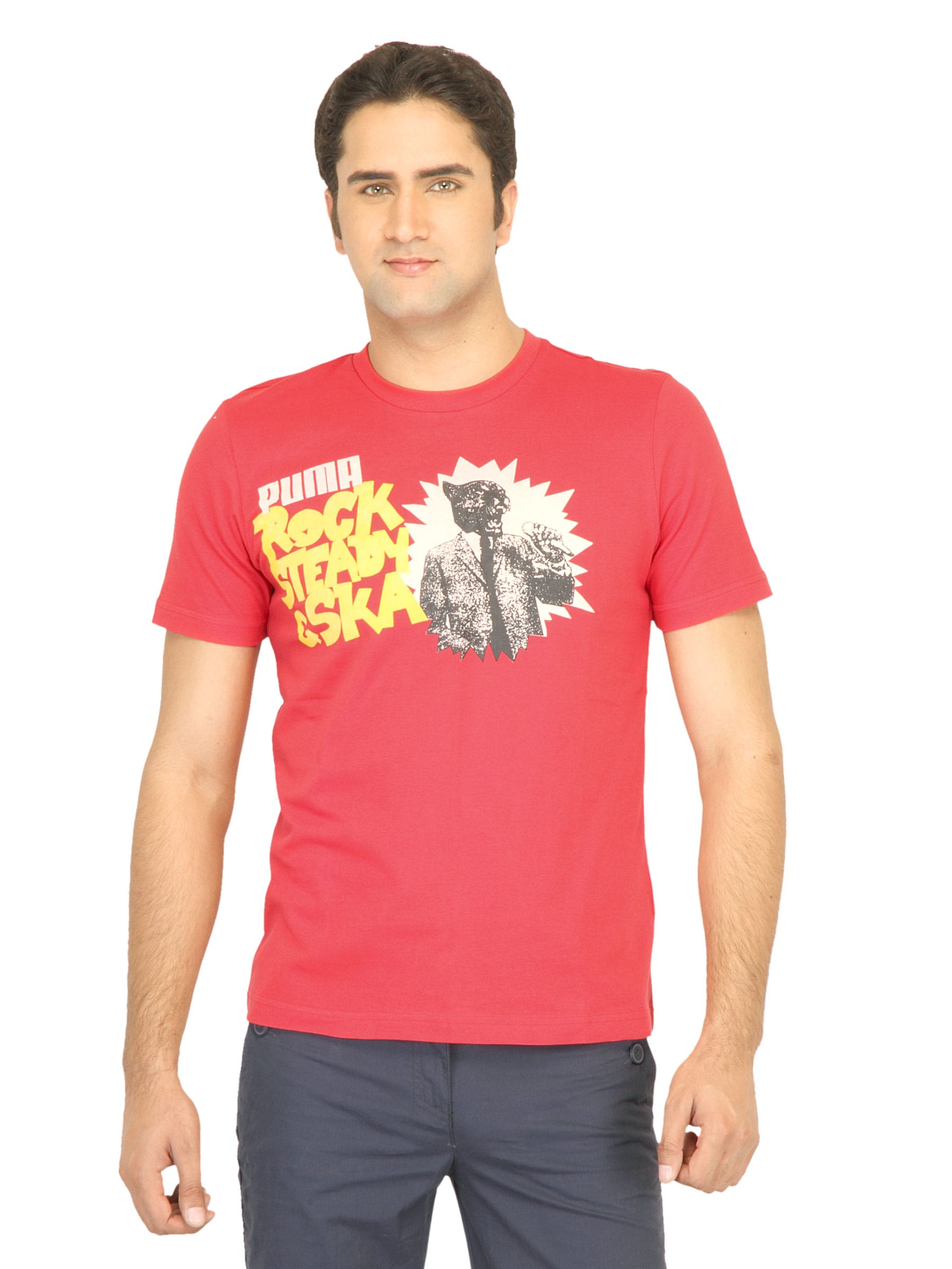 Puma Men Riddim Red Tshirt