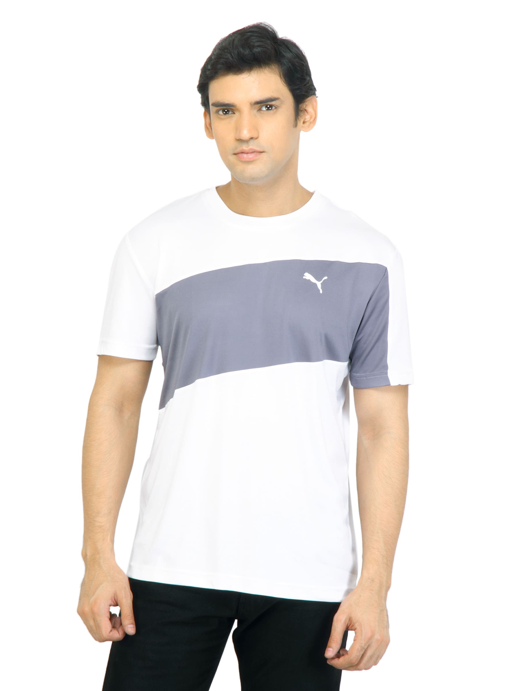 Puma Men Team SS White Tshirts