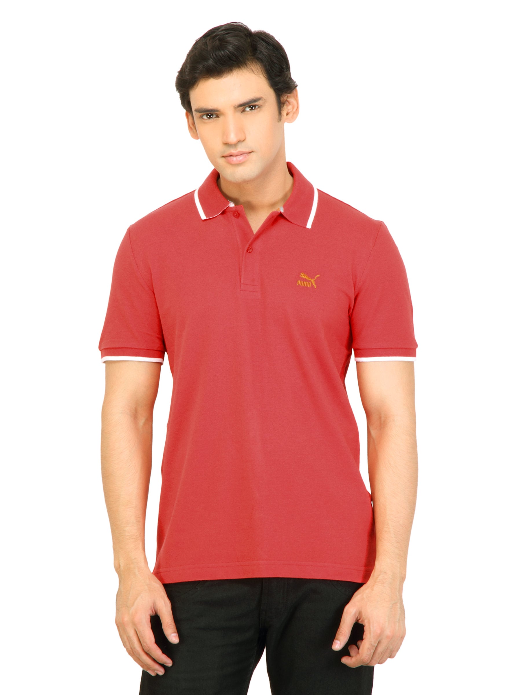 Puma Men Heritage Polo Ribbon Red Tshirt