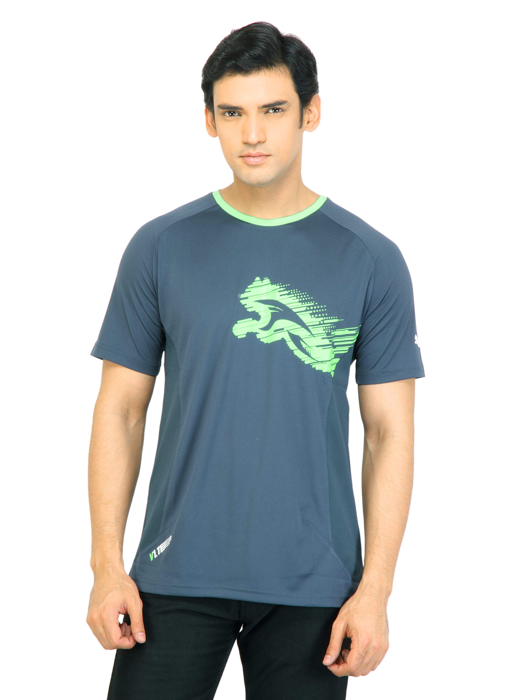 Puma Men V.11 Cat Midnight Navy Tshirts