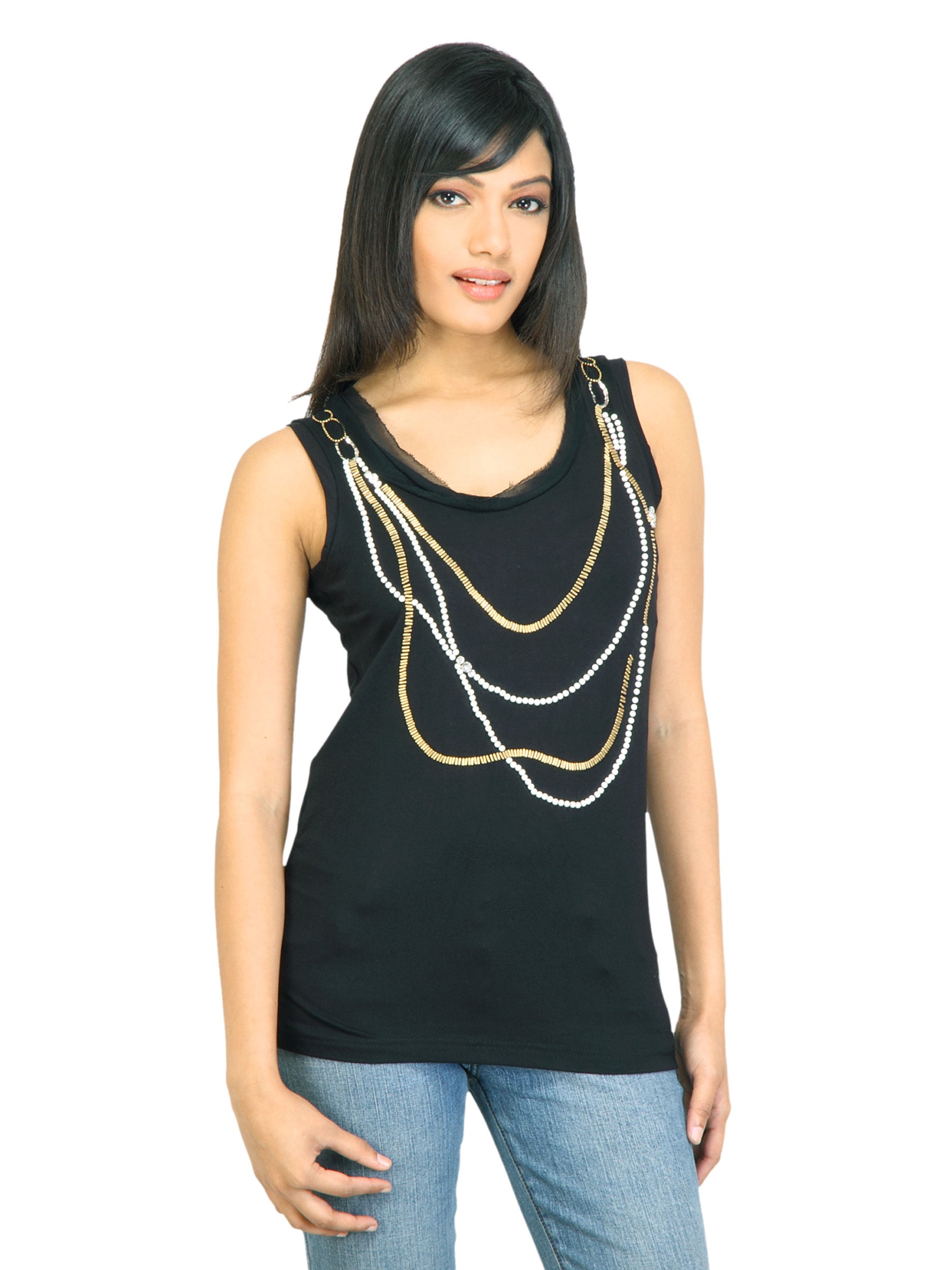 Arrow Woman Ann Black Top