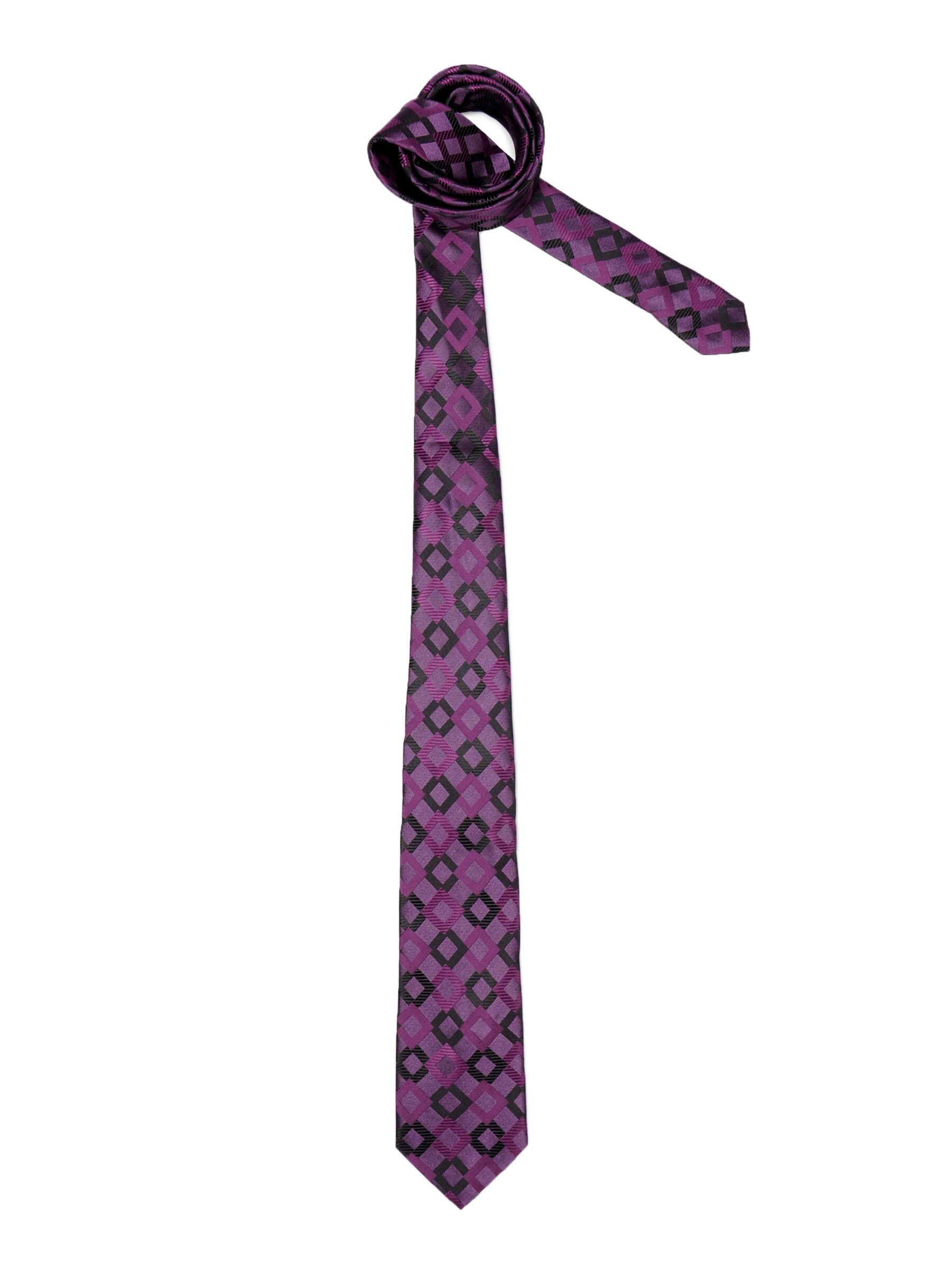 Peter England Men Elite Purple Tie