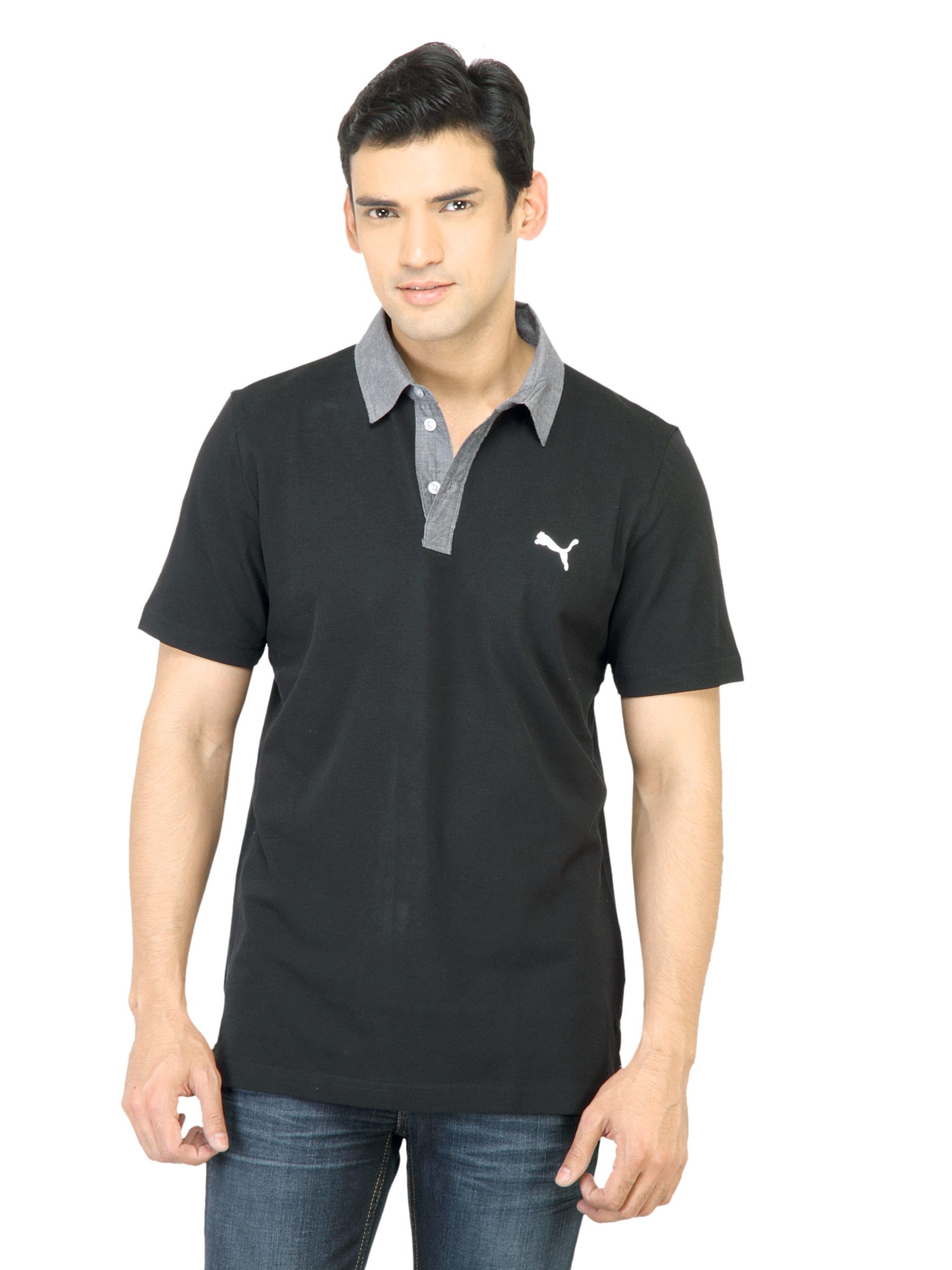 Puma Men Generation Black Polo Tshirt