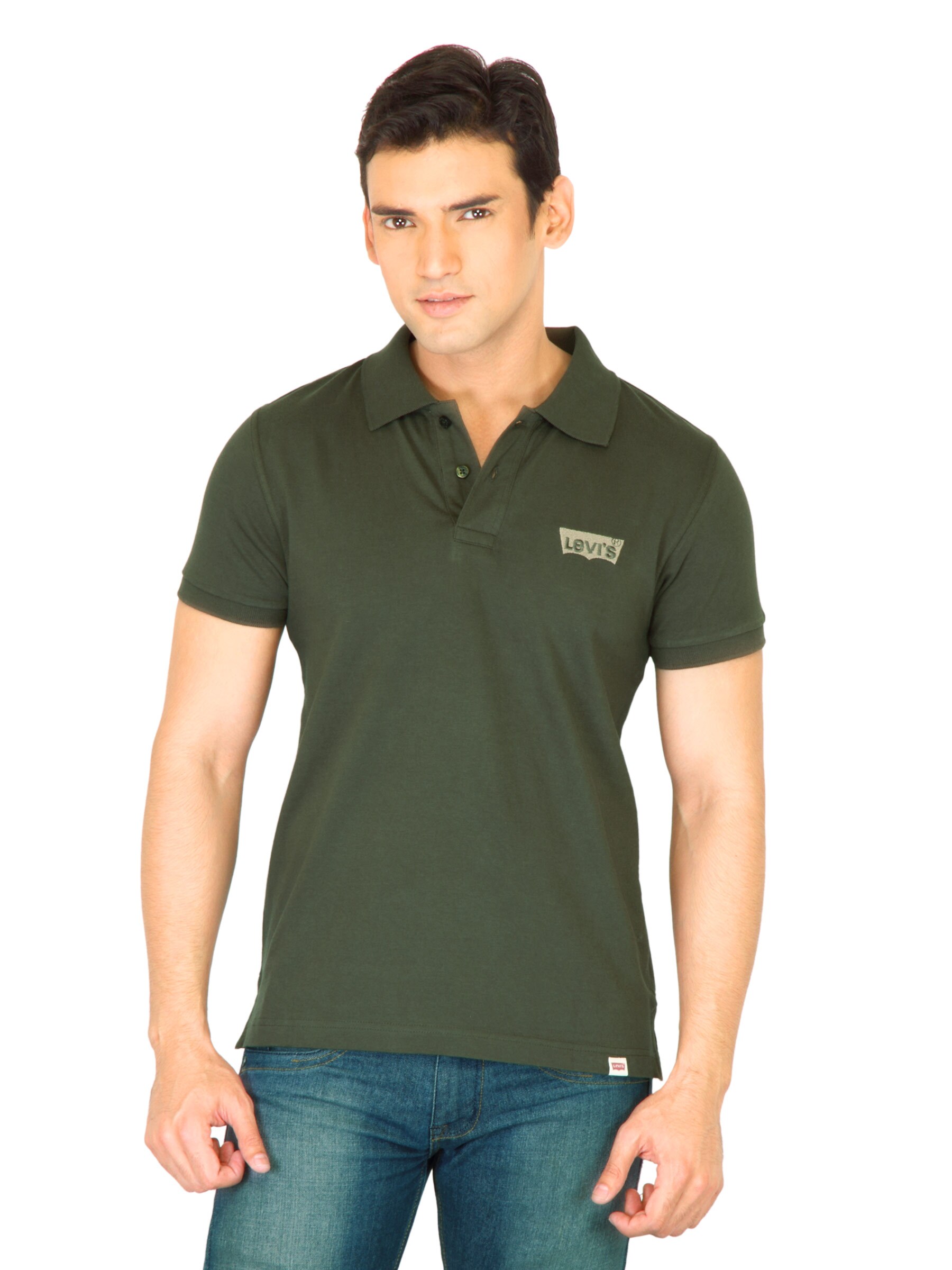 Levi's Men Polo Olive Tshirt