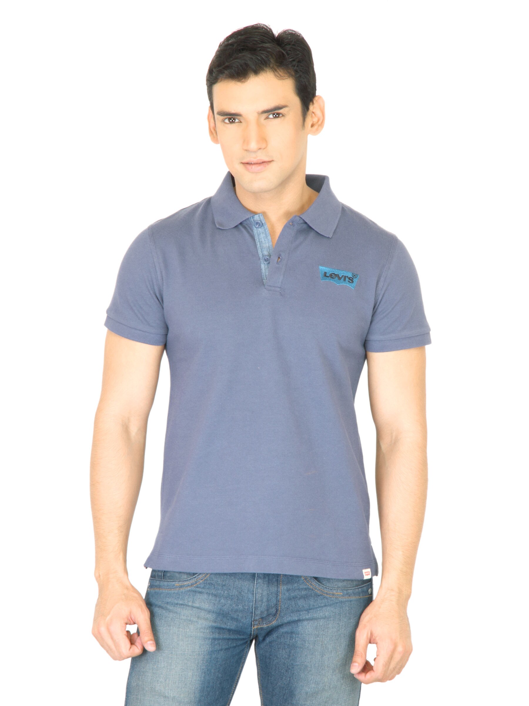 Levi's Men Polo Blue Tshirt