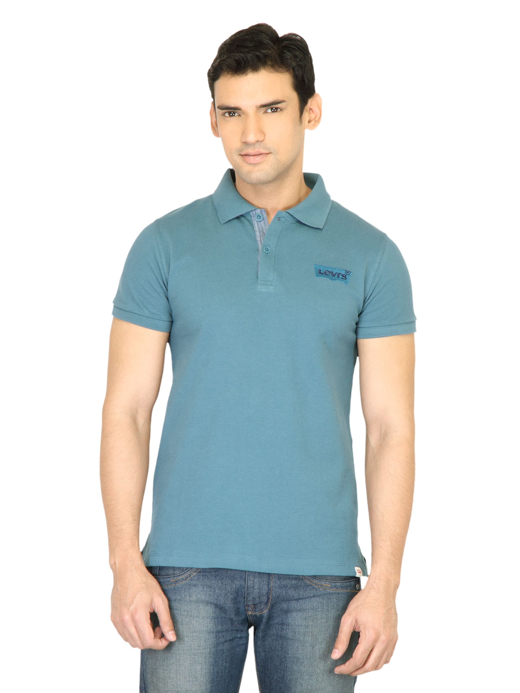 Levi's Men Polo Blue Tshirt