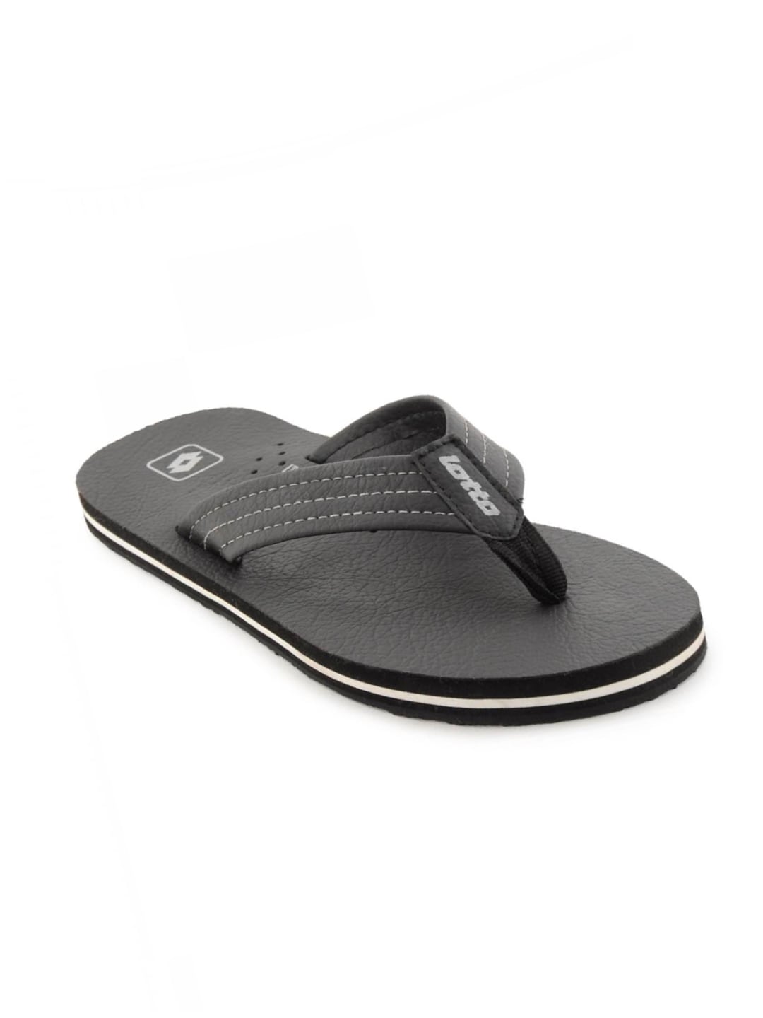 Lotto Unisex Arch Black Slippers