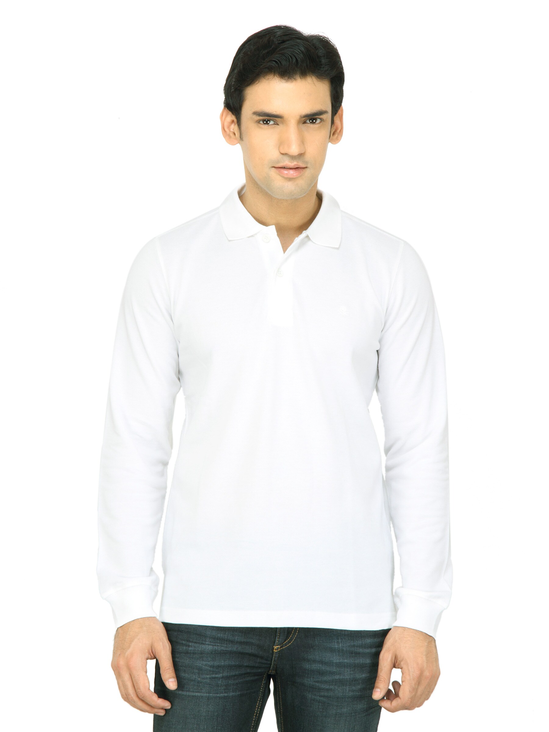 United Colors Of Benetton Men White T-shirt