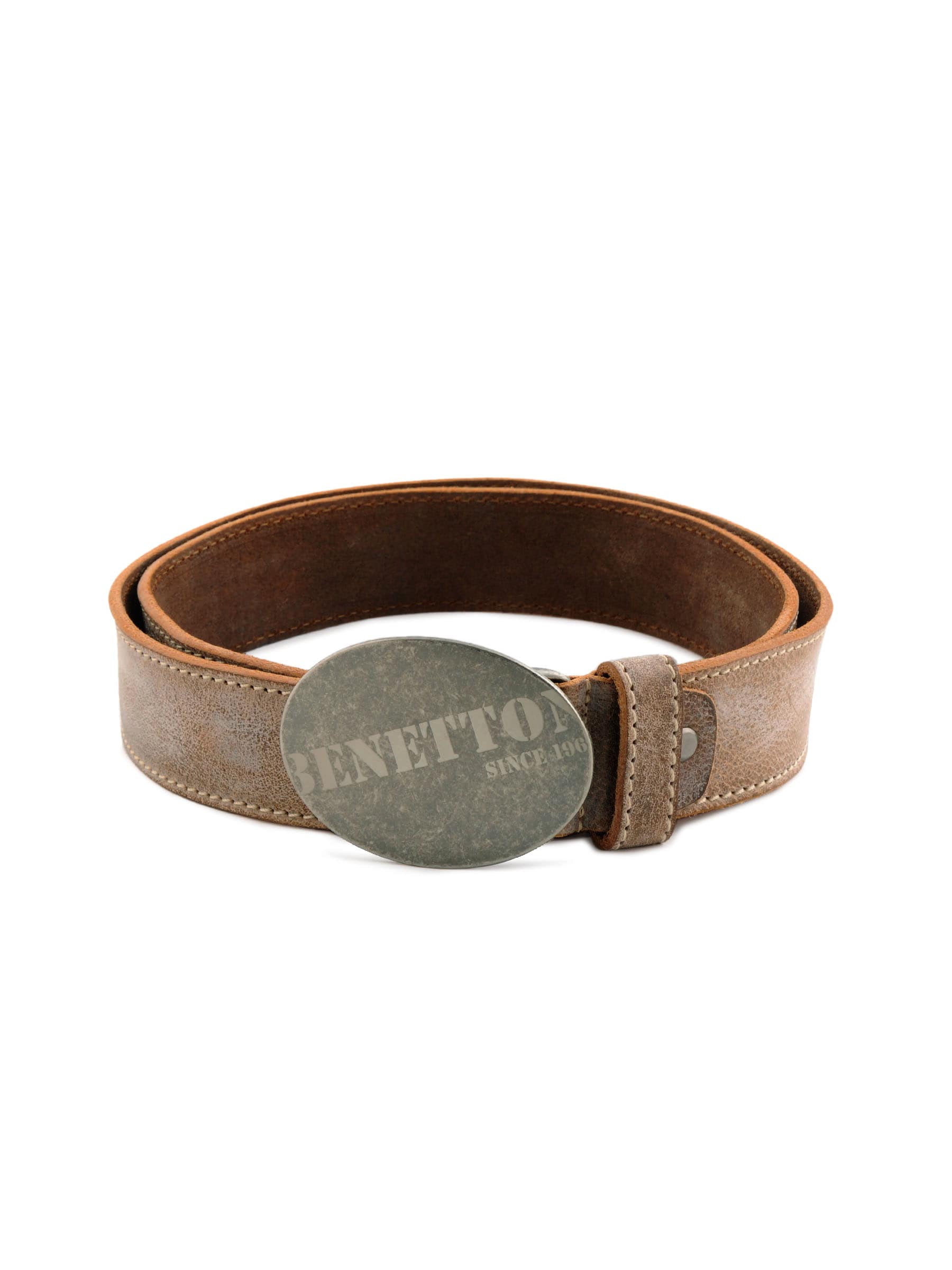 United Colors of Benetton Men Solid Brown Belt