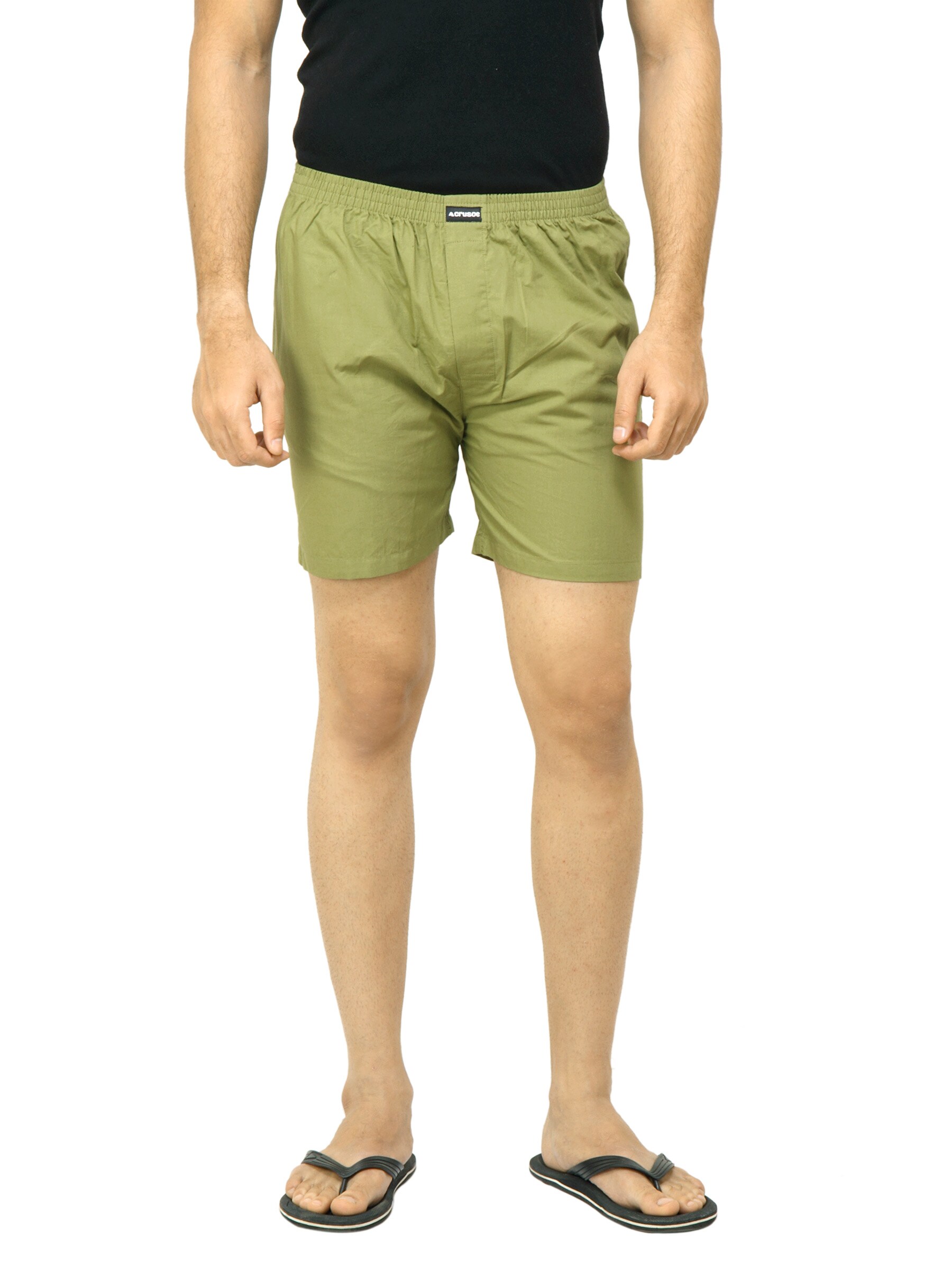Crusoe Men Surge Green Boxer Shorts