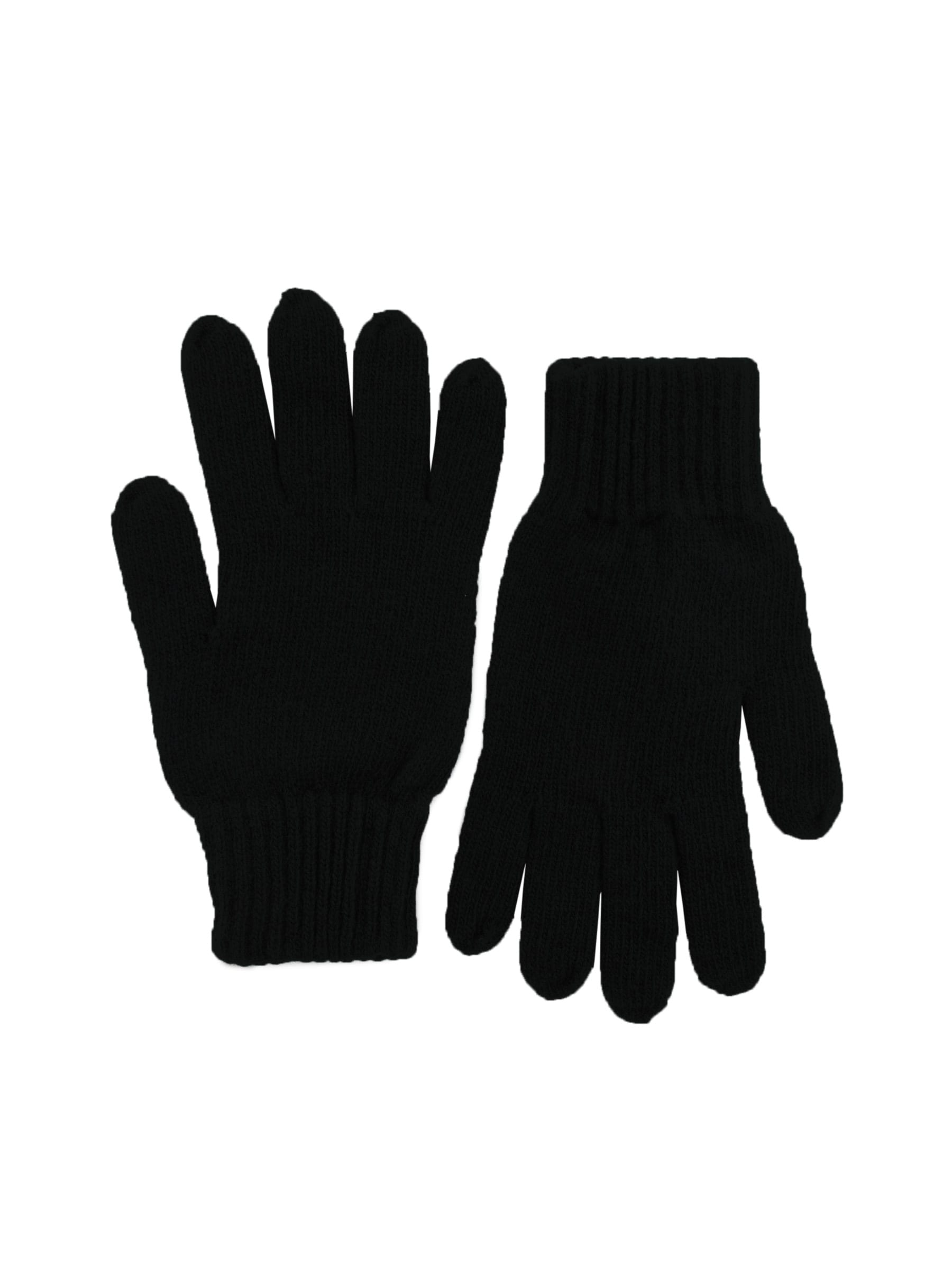 United Colors of Benetton Men Solid Black Gloves