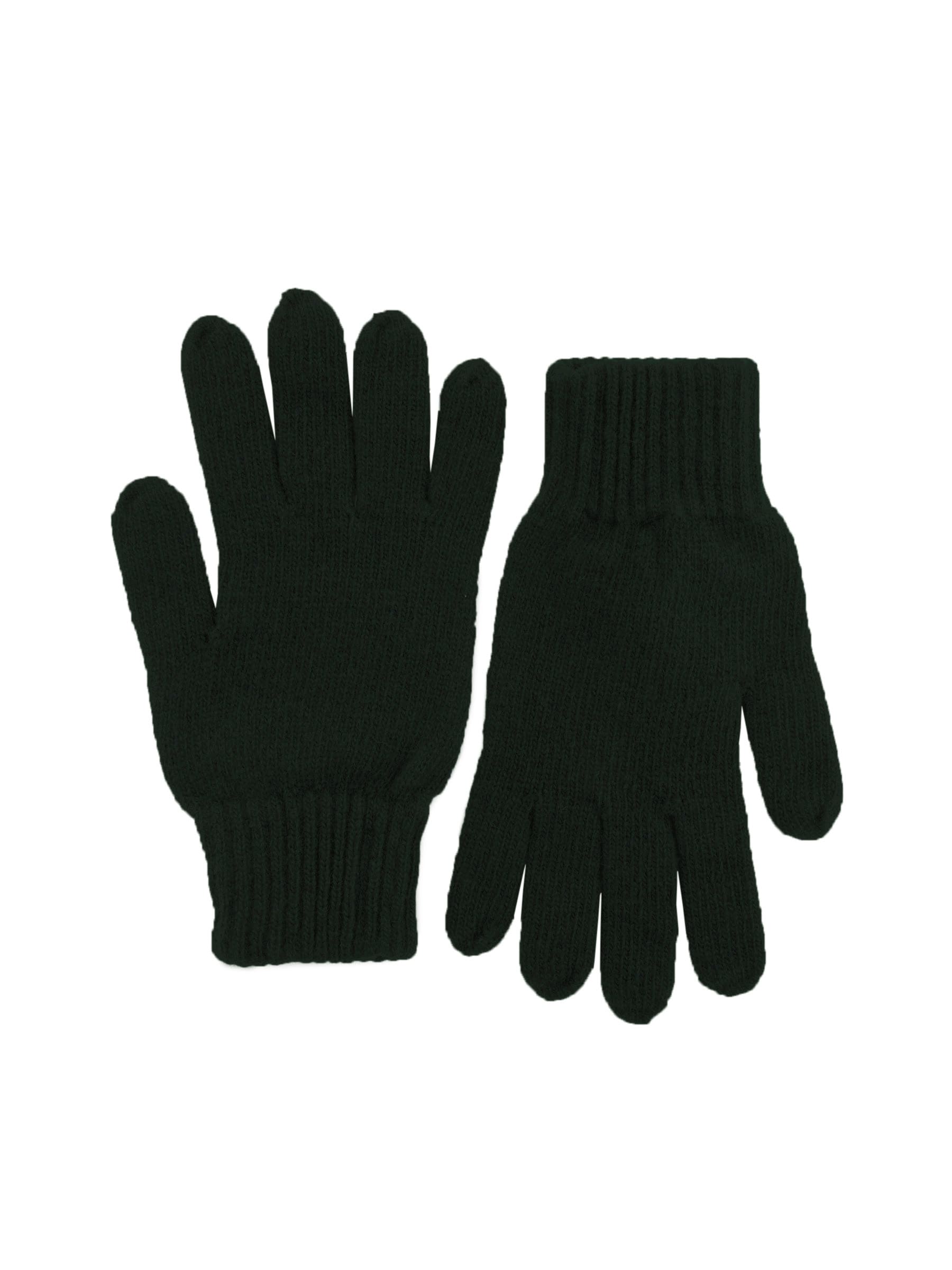 United Colors of Benetton Men Solid Green Gloves