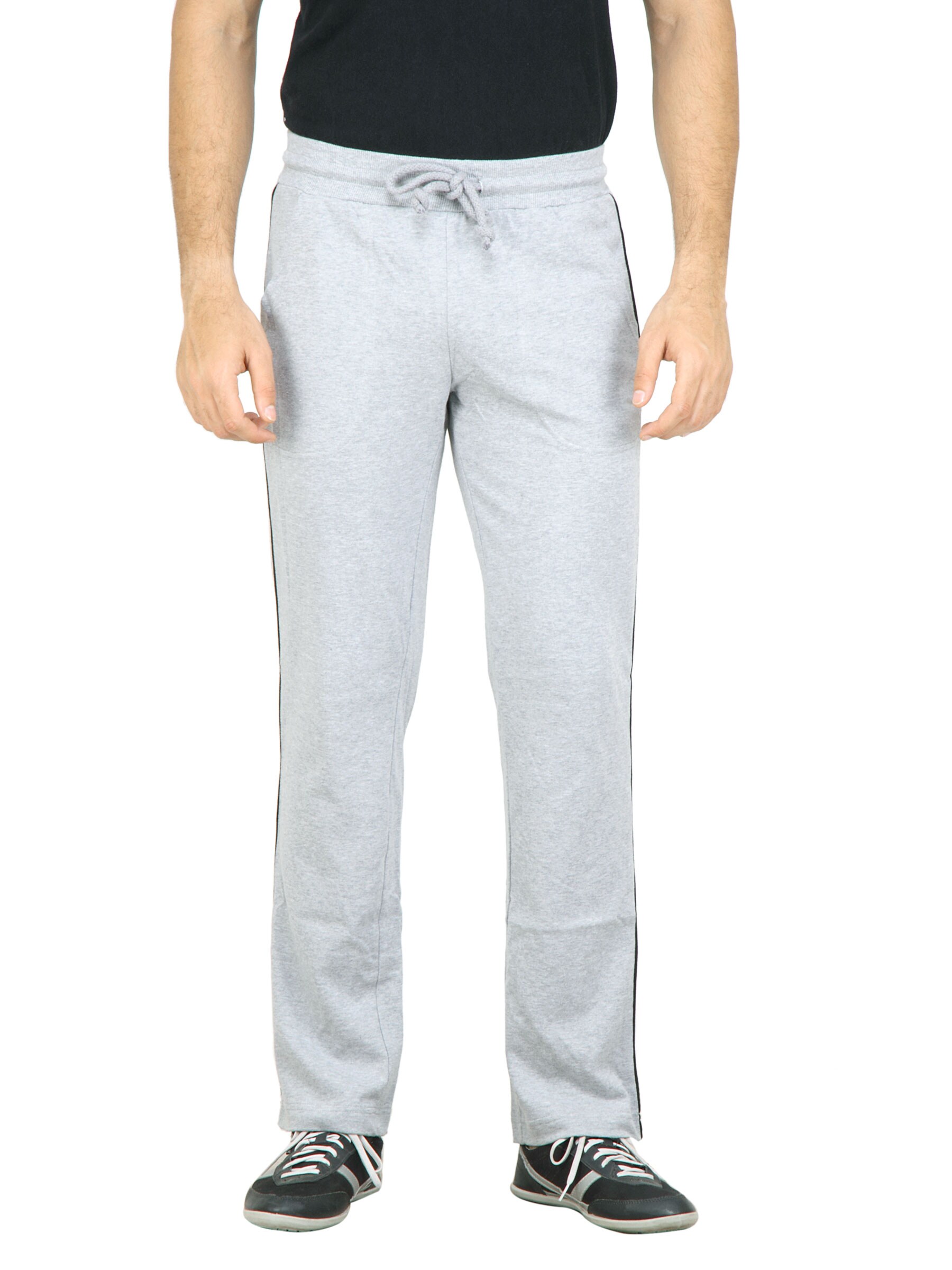United Colors of Benetton Men Solid Grey Track Pants