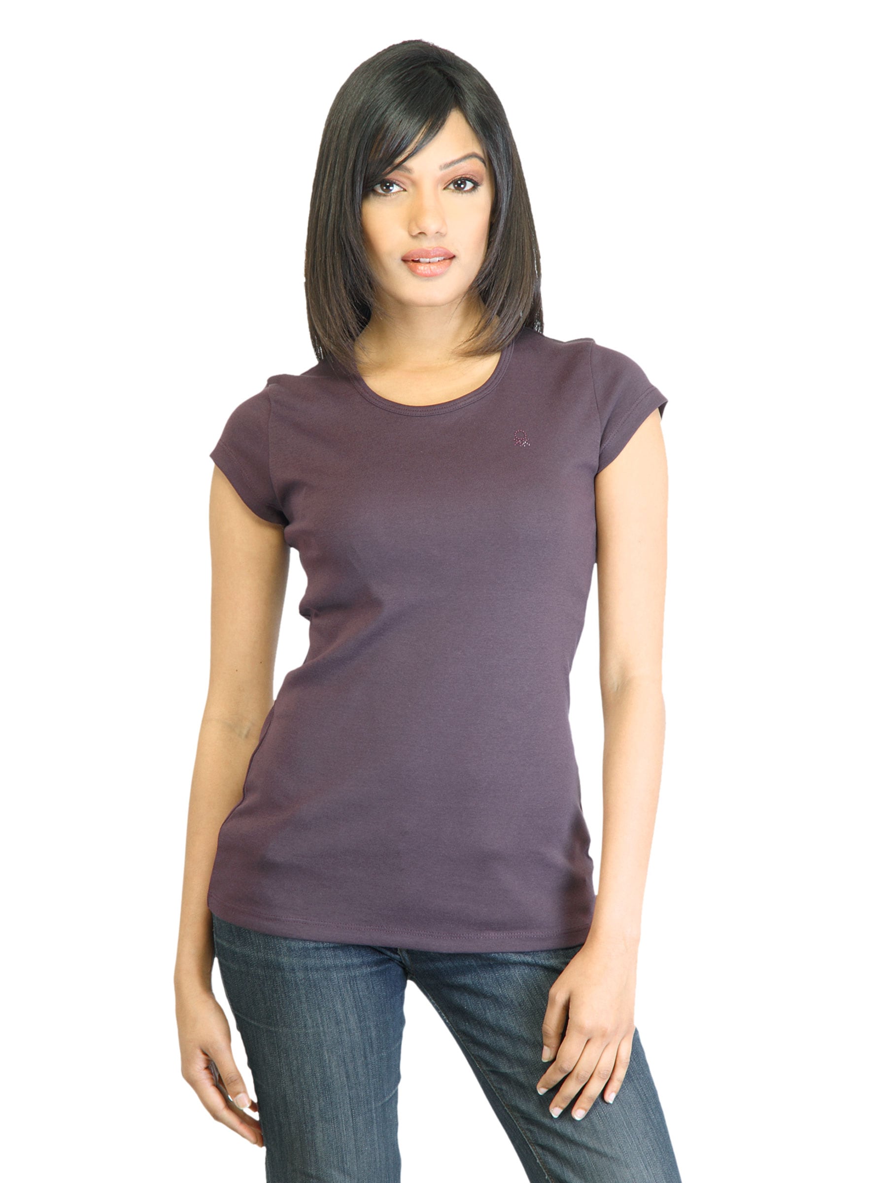 United Colors of Benetton Women Purple Top