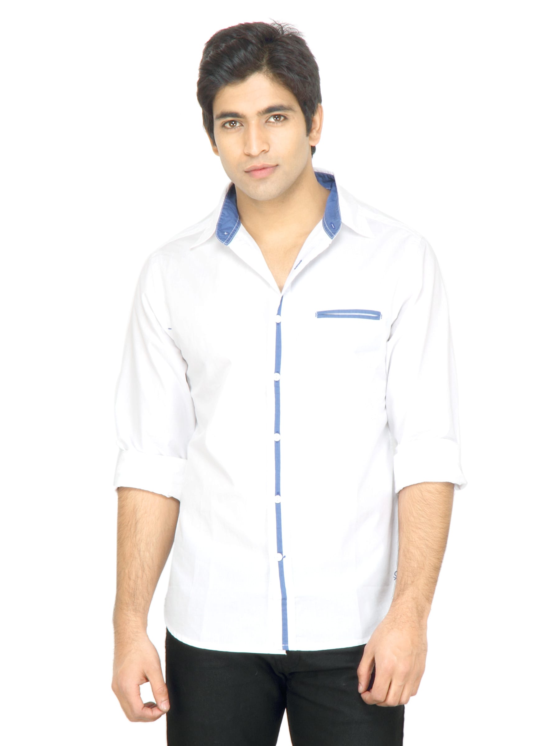 United Colors of Benetton Men Solid White Shirt