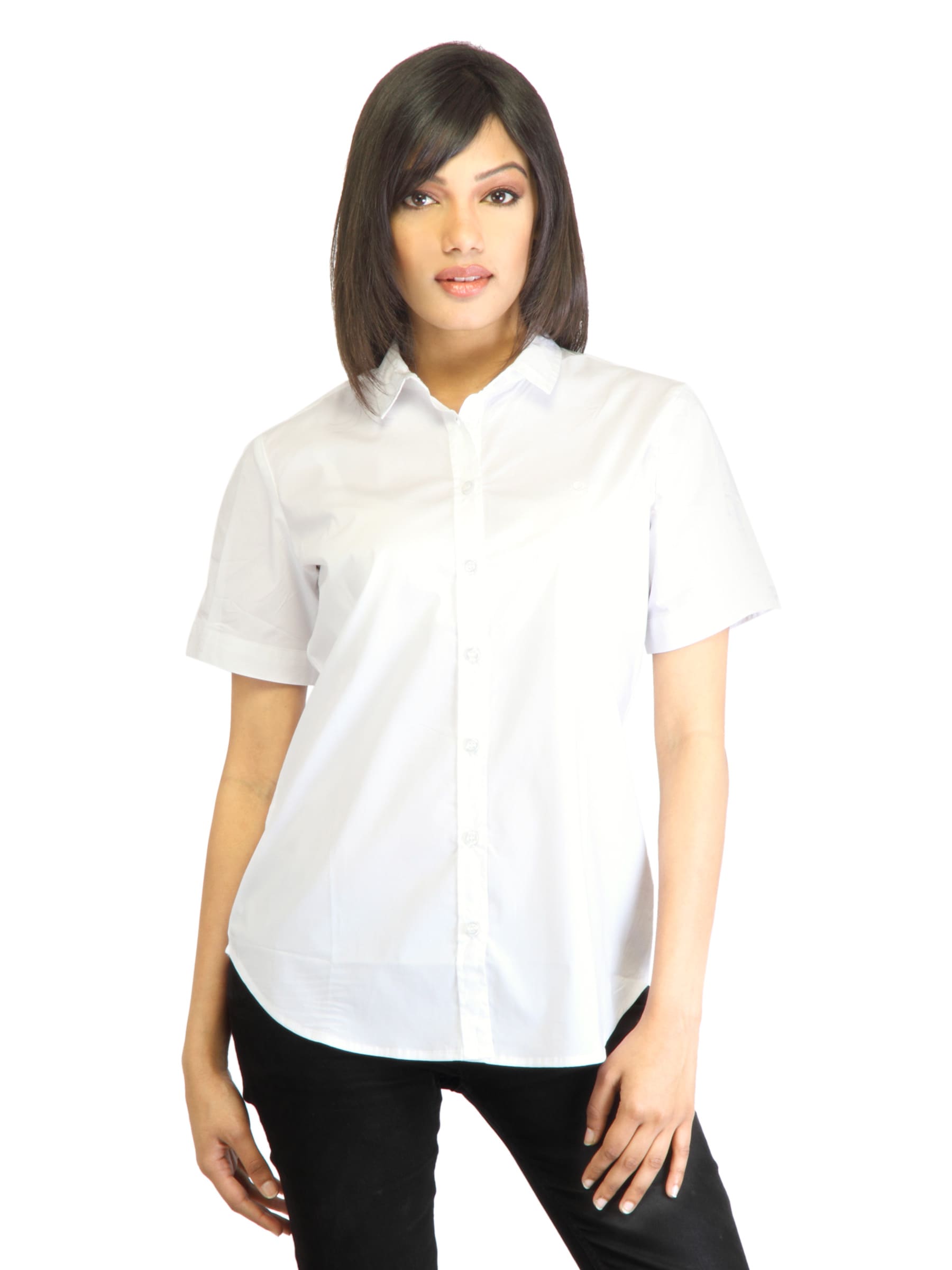 United Colors of Benetton Women White Shirt