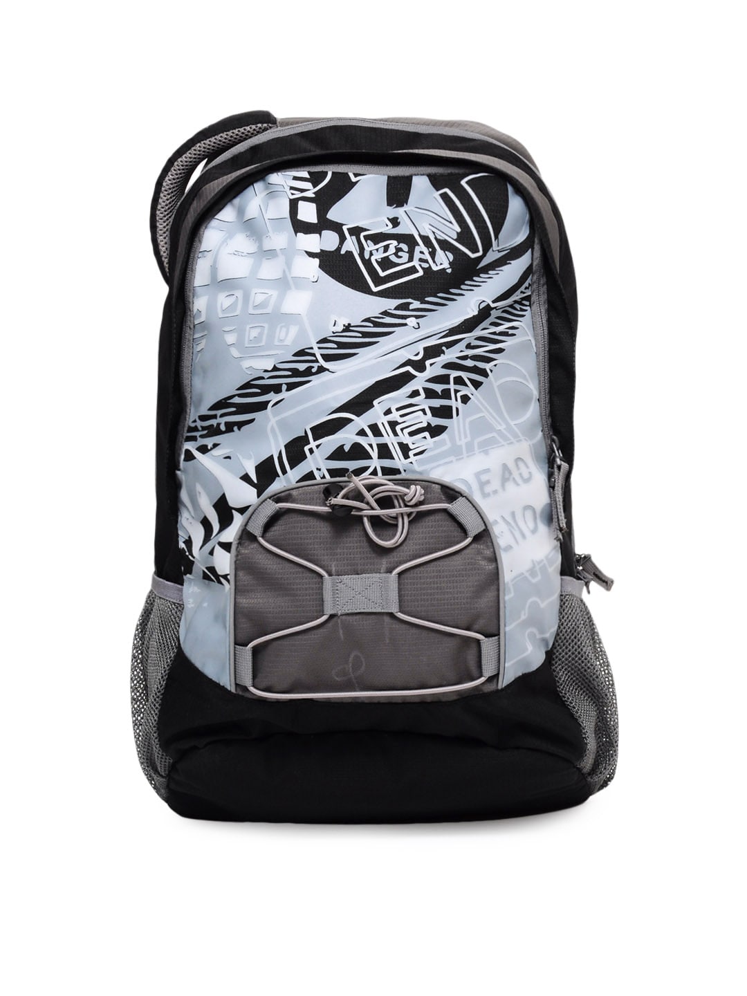 Wildcraft Unisex Black & Grey Printed Laptop Backpack
