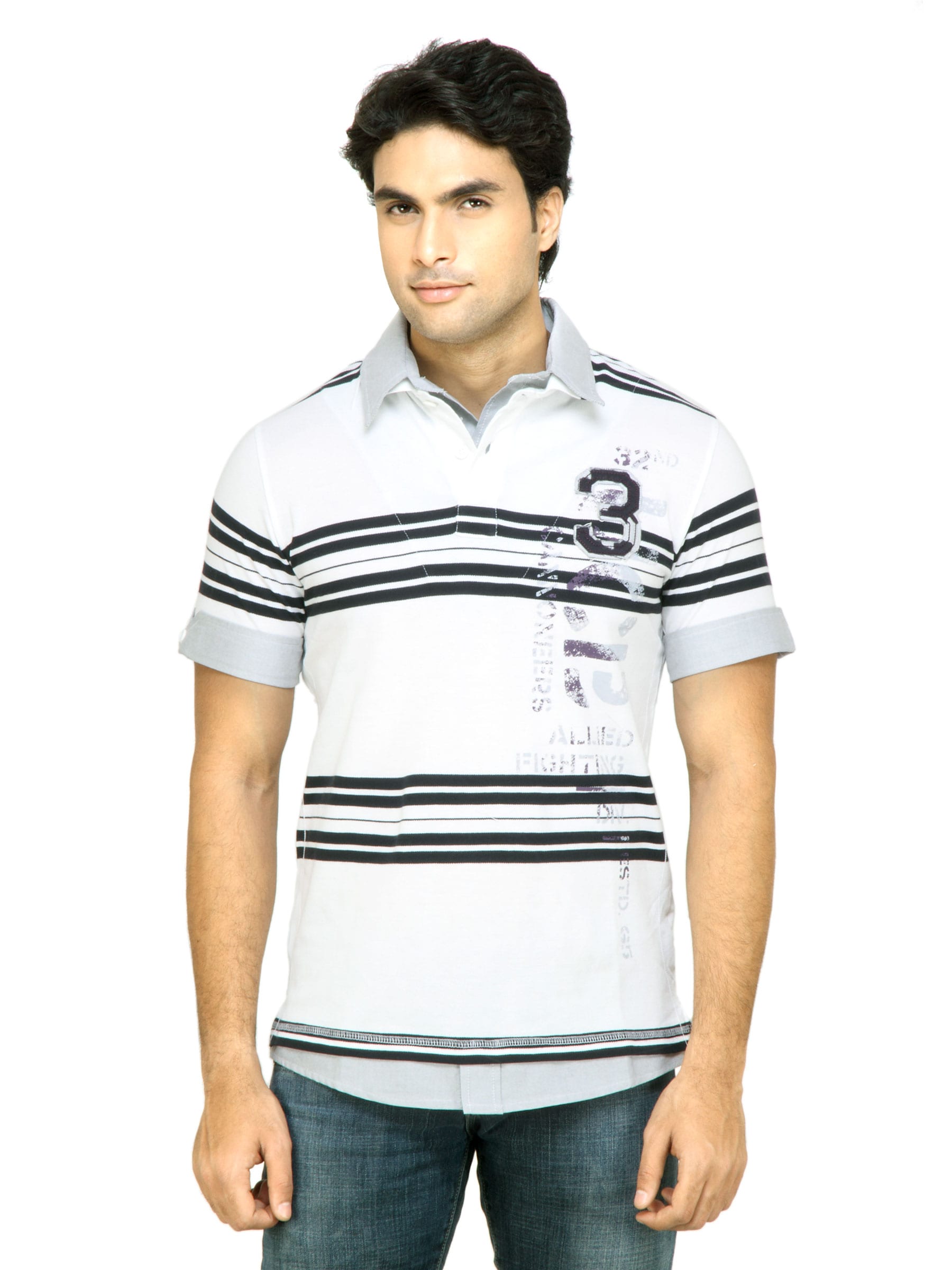 United Colors of Benetton Men White Tshirt