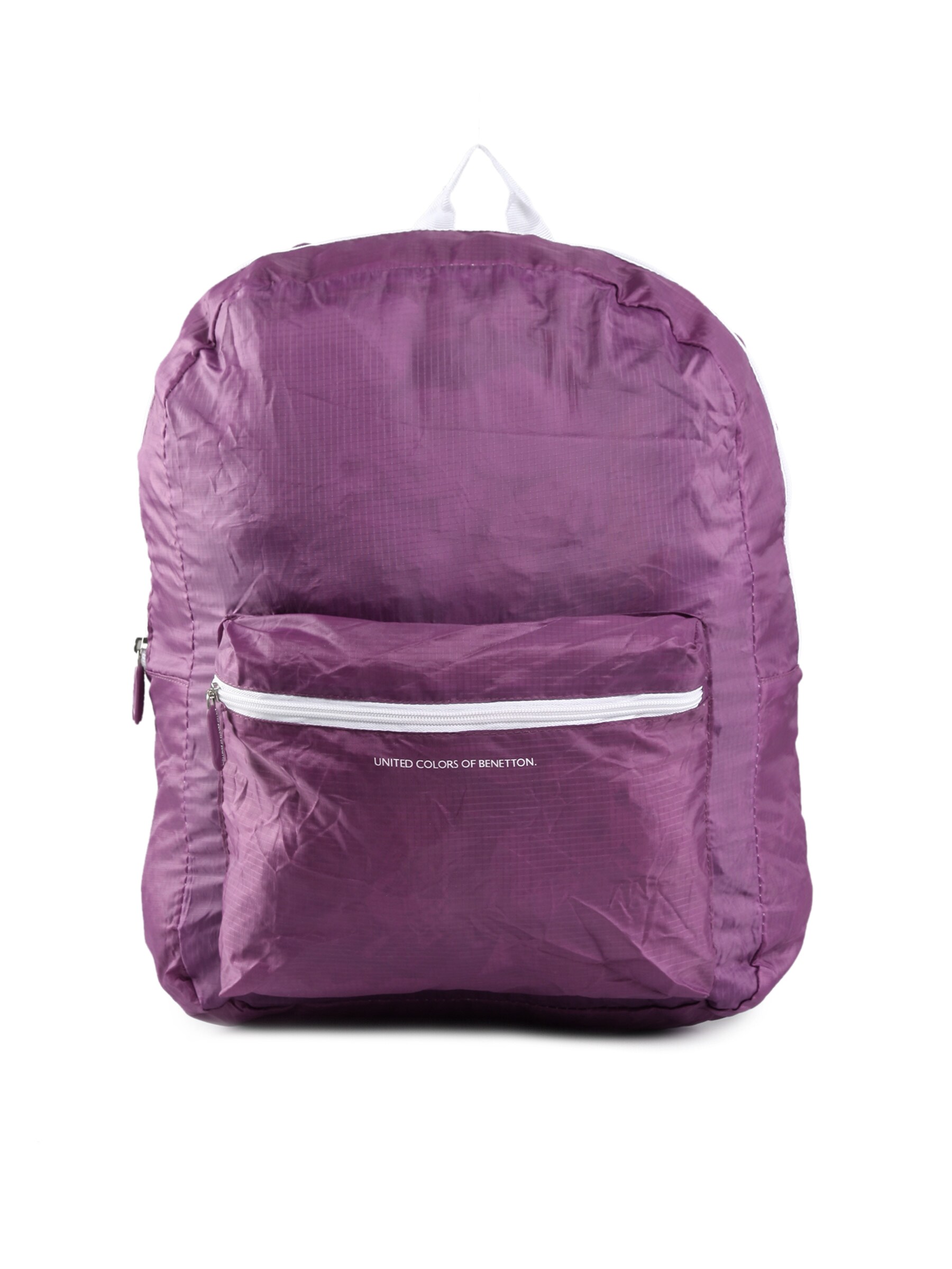 United Colors of Benetton Women Purple Casual Backpack