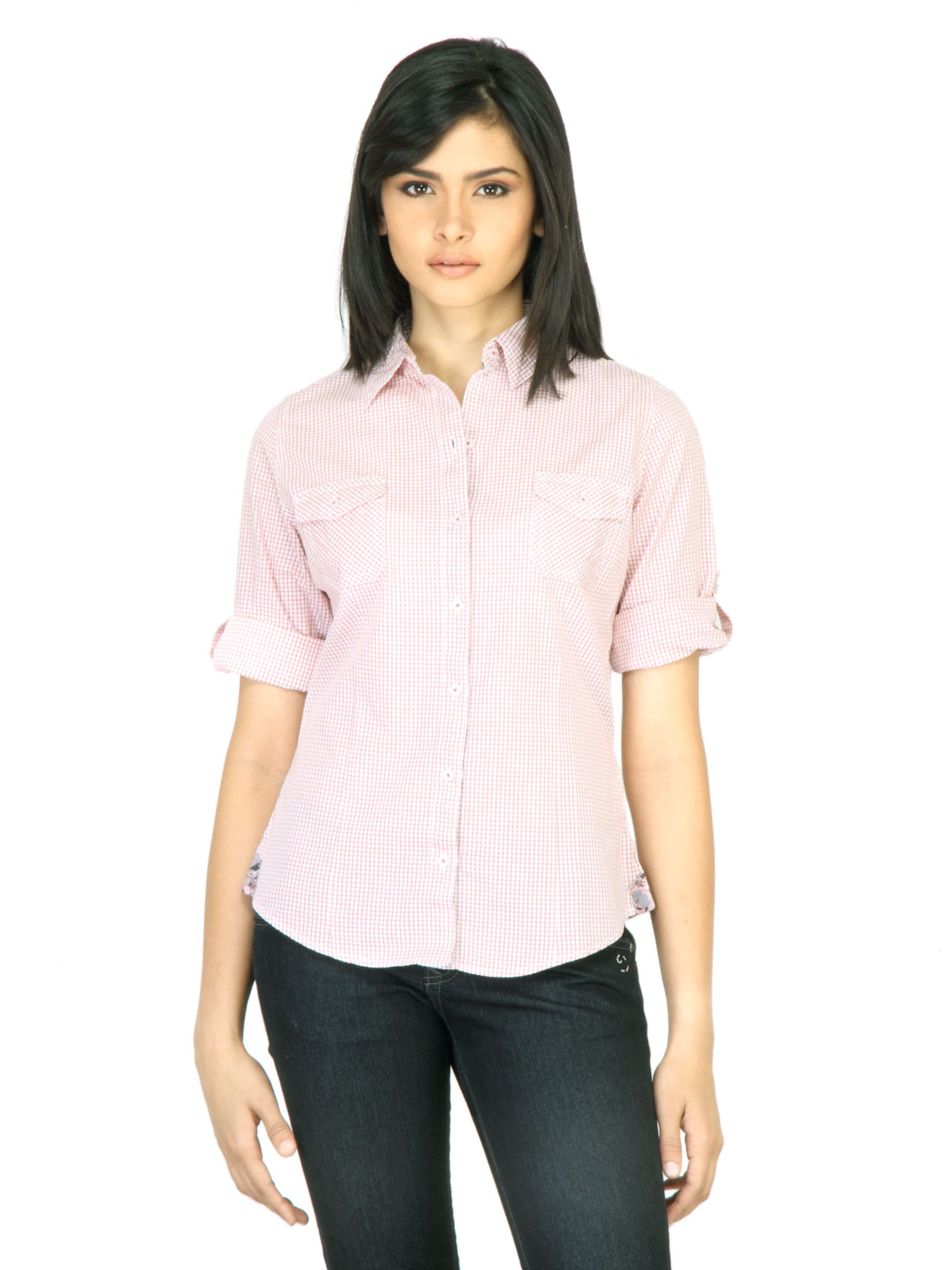 Wrangler Women Double Red Shirt