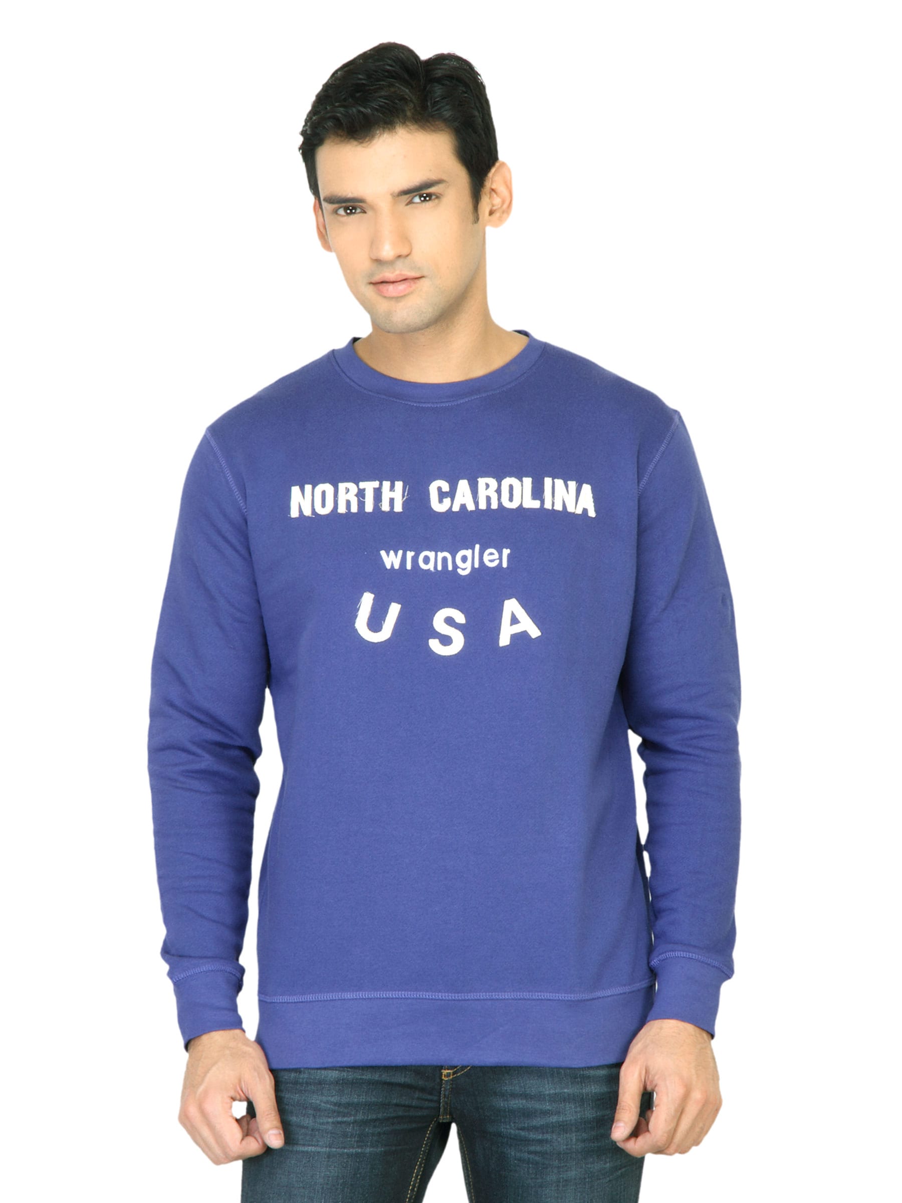 Wrangler Men North Carolina Blue Sweatshirt